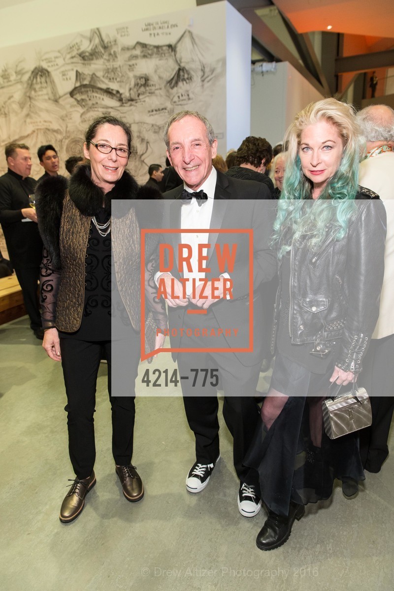 Deb McDonald, Scott McDonald, Cheryl Haines, UC Berkeley Art Museum & Pacific Film Archive Gala, BAMPFA. 2120 Oxford Street, January 28th, 2016,Drew Altizer, Drew Altizer Photography, full-service agency, private events, San Francisco photographer, photographer california