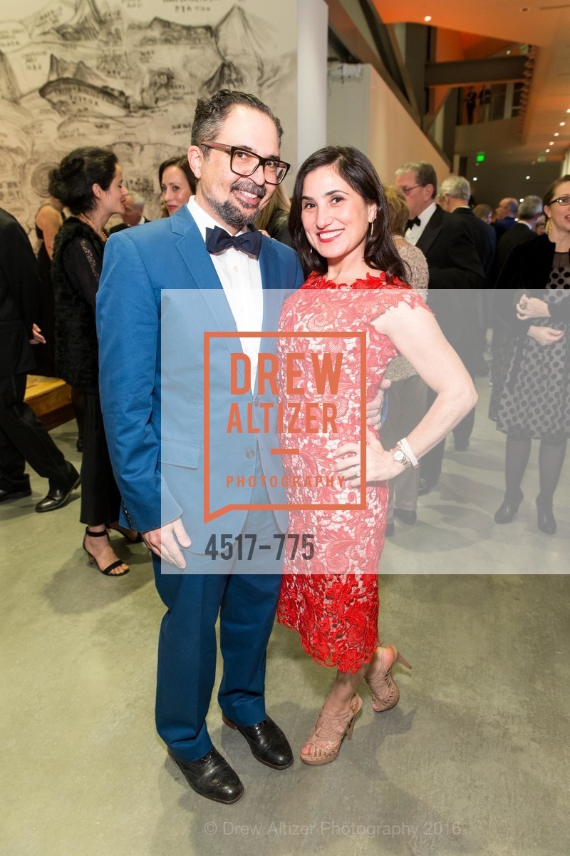 James Joaquin, Zem Joaquin, UC Berkeley Art Museum & Pacific Film Archive Gala, UC Berkeley. 2120 Oxford Street, January 28th, 2016, Photo #4517-775 James Joaquin, Zem Joaquin, Photo #4517-775