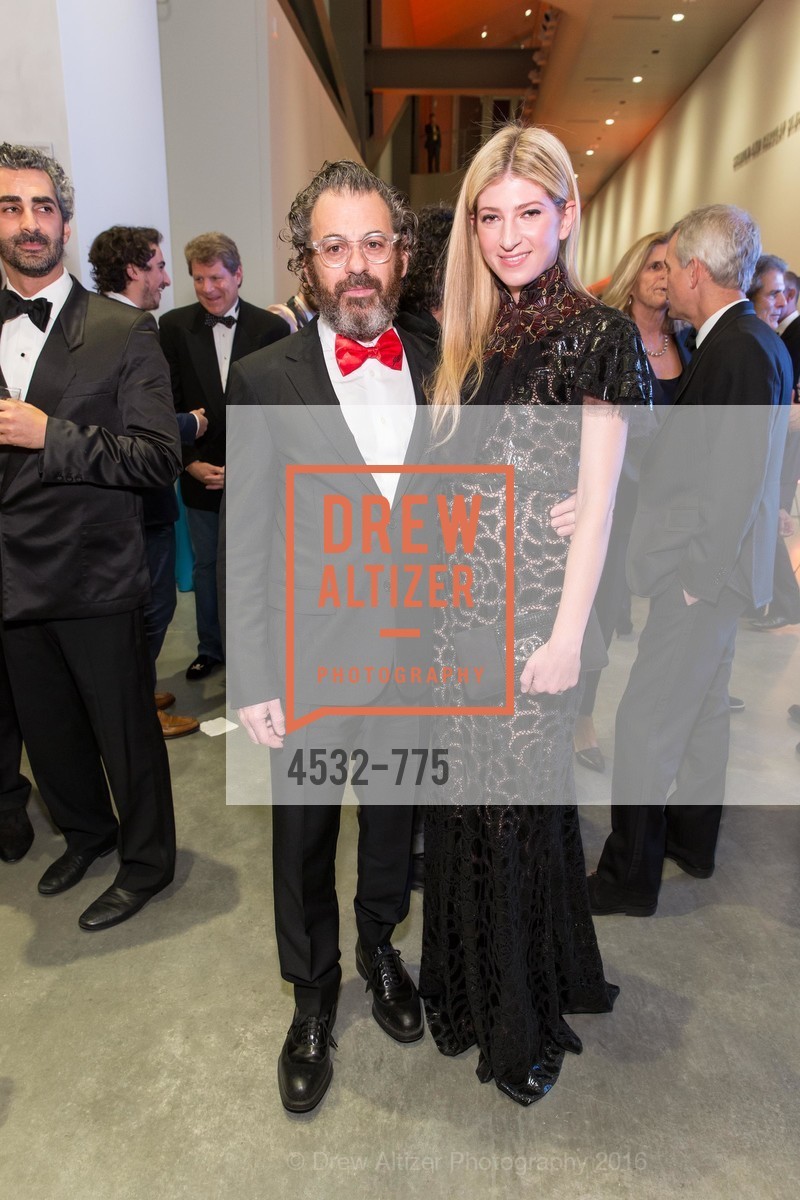 Tom Sachs, Sarah Hoover, UC Berkeley Art Museum & Pacific Film Archive Gala, UC Berkeley. 2120 Oxford Street, January 28th, 2016, Photo #4532-775 Tom Sachs, Sarah Hoover, Photo #4532-775