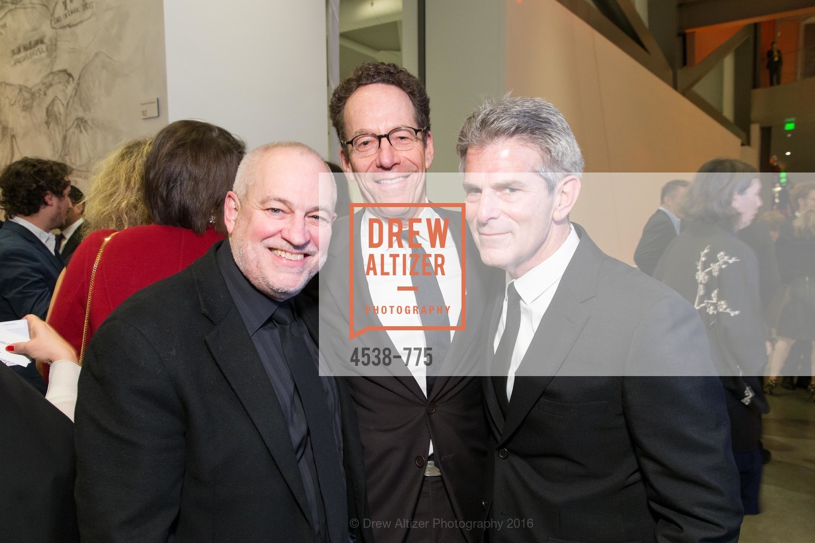 Gary Garrel, Alan Mark, Jeffrey Fraenkel, UC Berkeley Art Museum & Pacific Film Archive Gala, BAMPFA. 2120 Oxford Street, January 28th, 2016,Drew Altizer, Drew Altizer Photography, full-service agency, private events, San Francisco photographer, photographer california