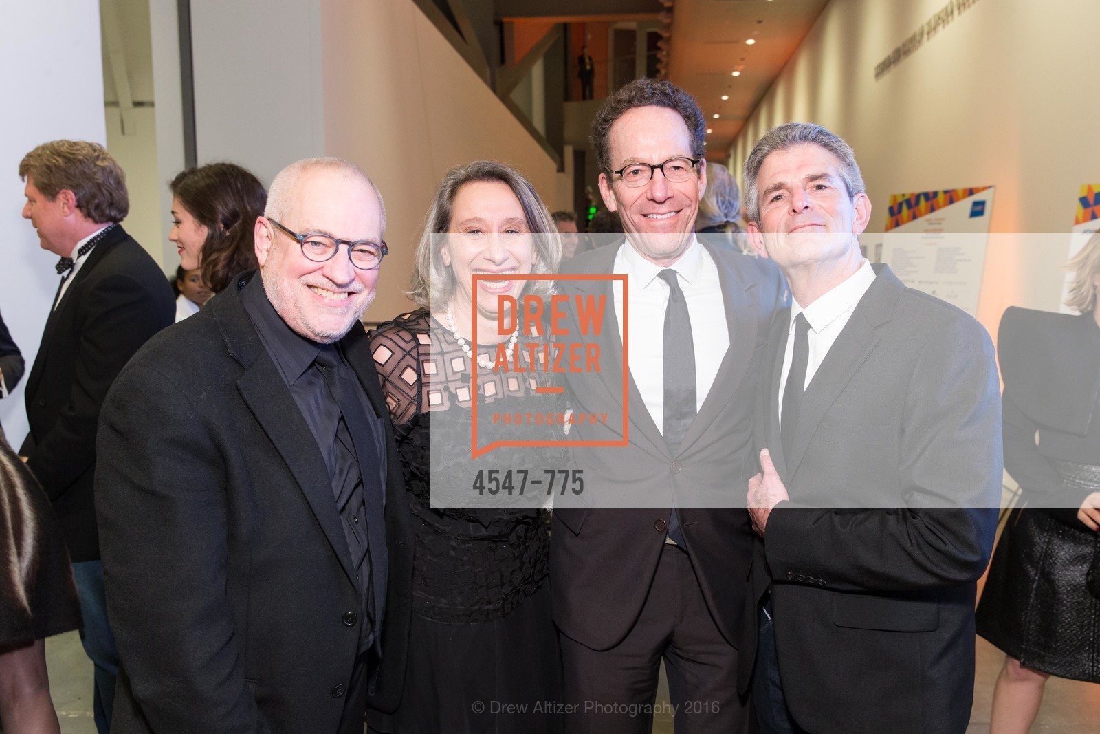 Gary Garrel, Connie Wolf, Alan Mark, Jeffrey Fraenkel, UC Berkeley Art Museum & Pacific Film Archive Gala, BAMPFA. 2120 Oxford Street, January 28th, 2016