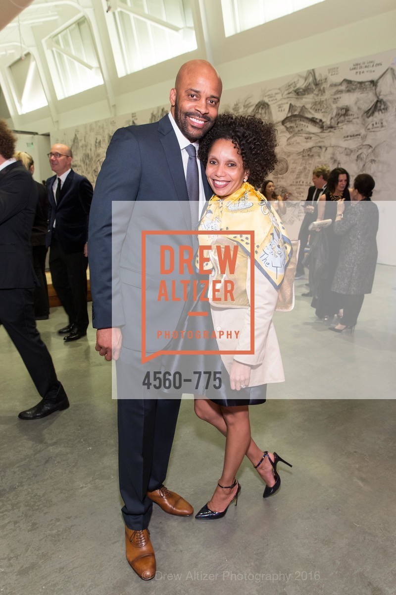 Cuonzo Martin, Roberta Martin, UC Berkeley Art Museum & Pacific Film Archive Gala, UC Berkeley. 2120 Oxford Street, January 28th, 2016, Photo #4560-775 Cuonzo Martin, Roberta Martin, Photo #4560-775