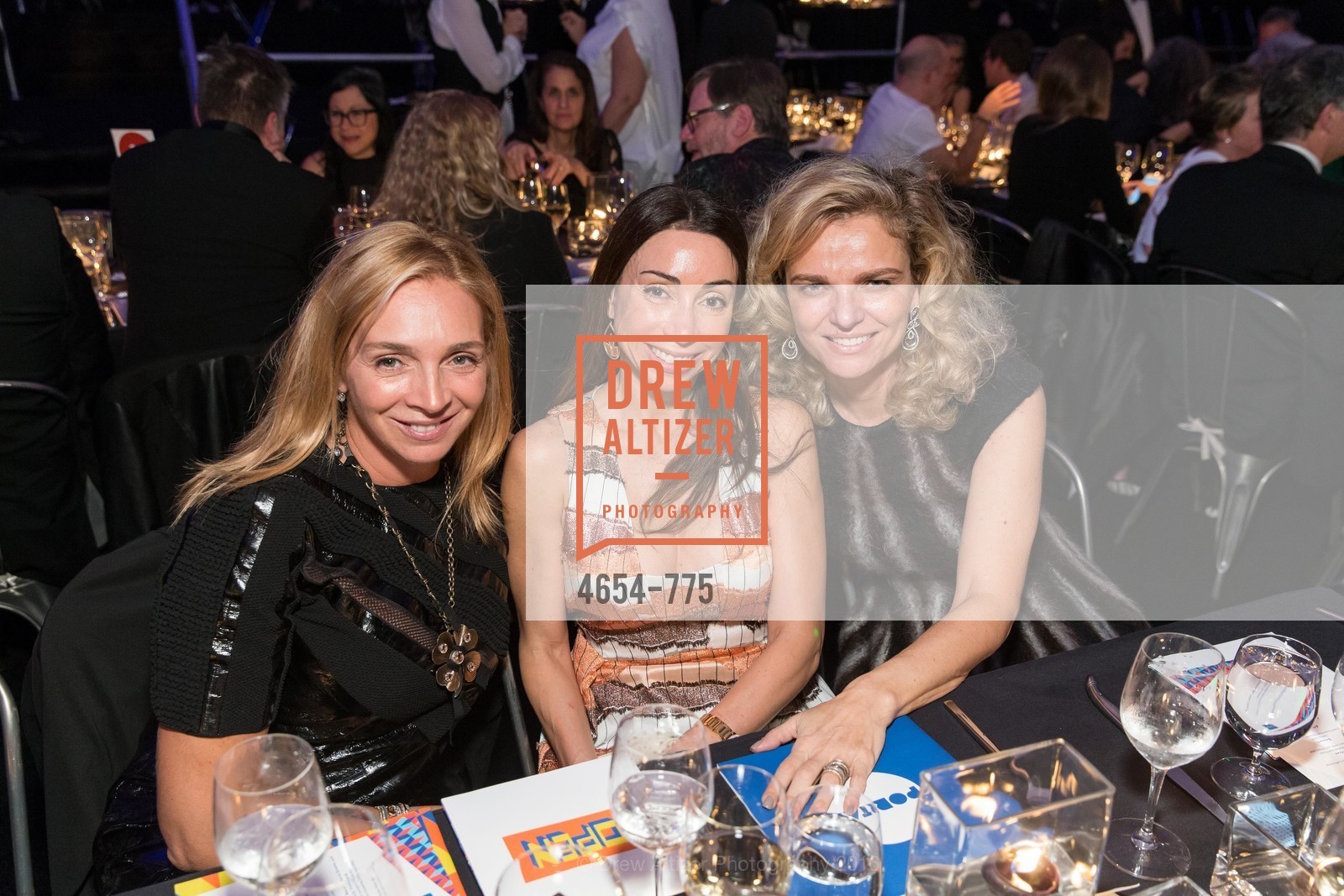 Victoire Reynal, Gina Peterson, Leigh Matthes, UC Berkeley Art Museum & Pacific Film Archive Gala, UC Berkeley. 2120 Oxford Street, January 28th, 2016, Photo #4654-775 Victoire Reynal, Gina Peterson, Leigh Matthes, Photo #4654-775
