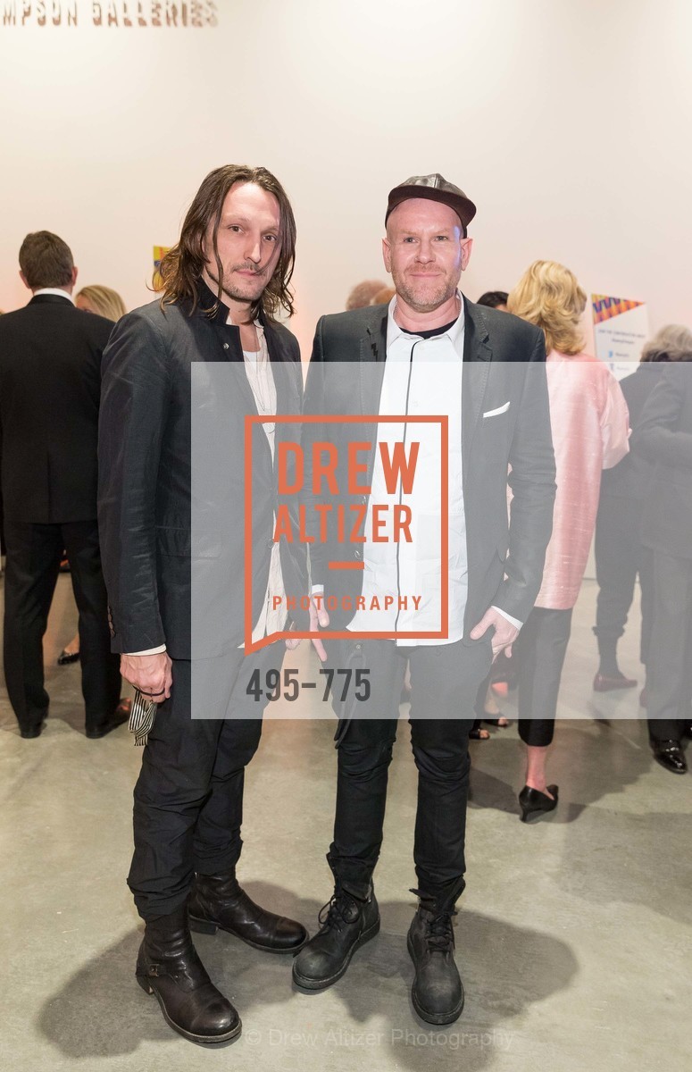Ian Hannula, Joe Haller, UC Berkeley Art Museum & Pacific Film Archive Gala, UC Berkeley. 2120 Oxford Street, Photo #495-775 Ian Hannula, Joe Haller, Photo #495-775