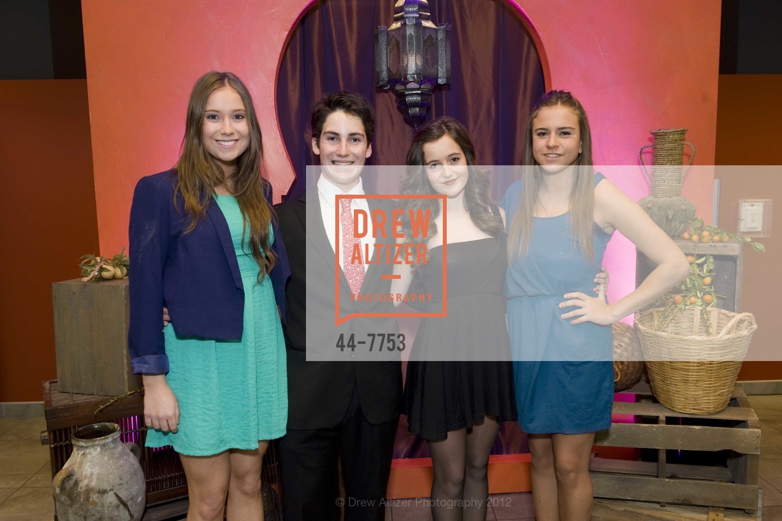 Maria Vial, Josh Lauder, Ellie Lauder, Maria Jesus Soto, 2012 Oshman Family Jewish Community Center (OFJCC) Auction and Gala, US, February 11th, 2012, Photo #44-7753 Maria Vial, Josh Lauder, Ellie Lauder, Maria Jesus Soto, Photo #44-7753