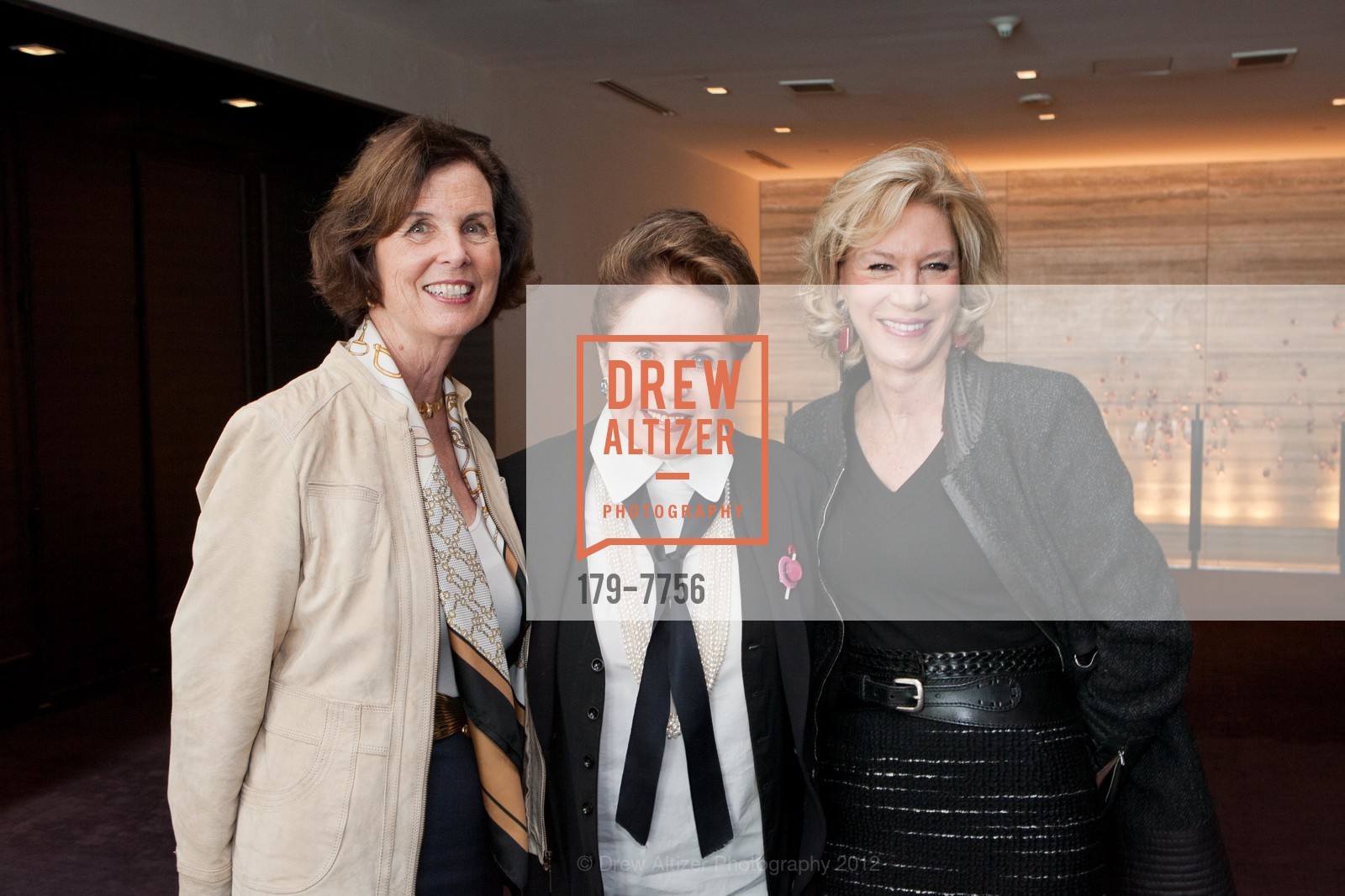 Diane Blackman, Ann Moller Caen, Mary Poland, Junior League of S.F. WATCH honors Joanne Horning and Charlotte Shultz, US, May 2nd, 2012, Photo #179-7756 Diane Blackman, Ann Moller Caen, Mary Poland, Photo #179-7756