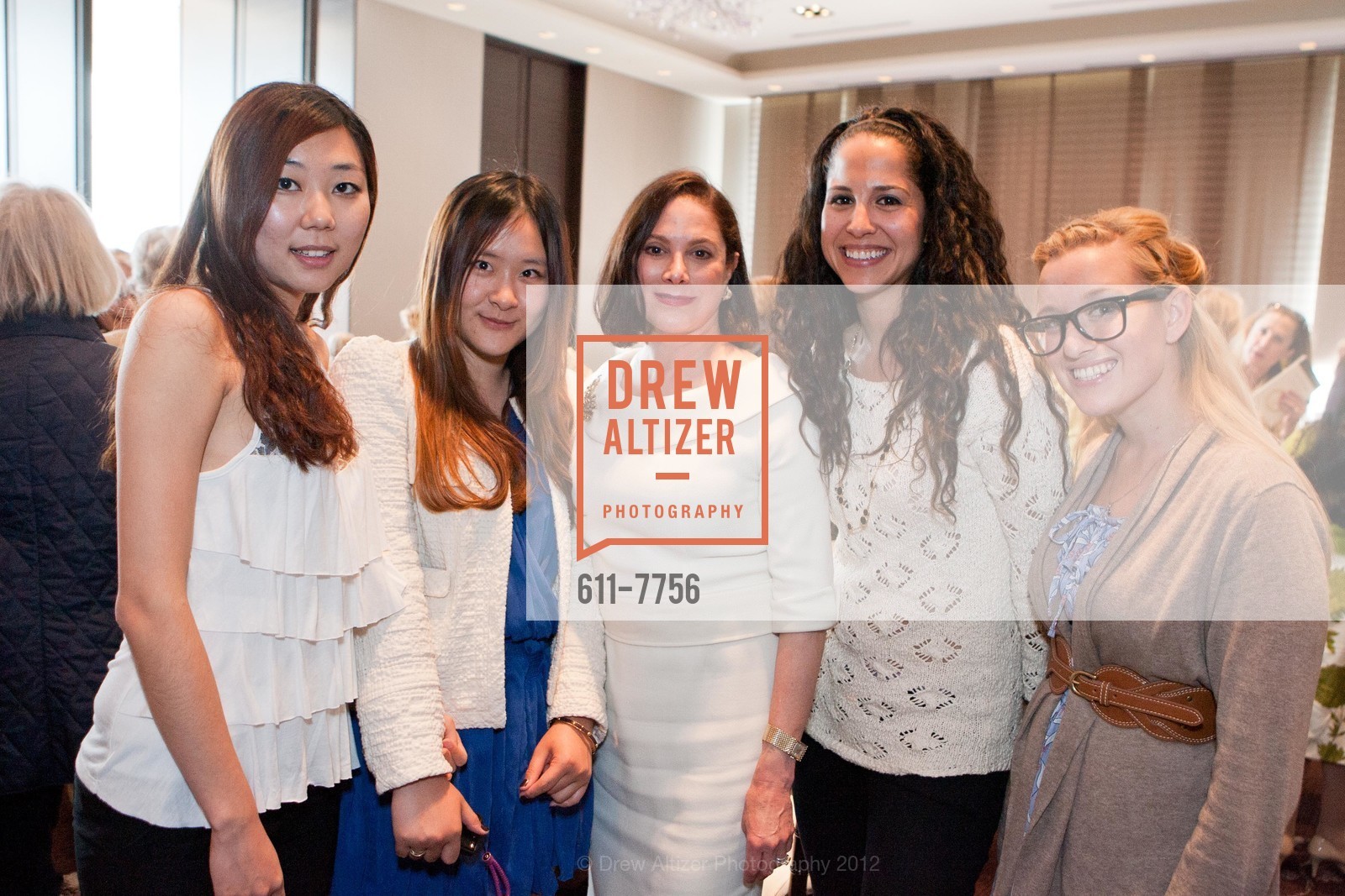 Mika Ma, Sin Xin Liu, Joanne Harding, Alexandra Sharp, Erin Catherine Burke, Junior League of S.F. WATCH honors Joanne Horning and Charlotte Shultz, US, May 2nd, 2012, Photo #611-7756 Mika Ma, Sin Xin Liu, Joanne Harding, Alexandra Sharp, Erin Catherine Burke, Photo #611-7756