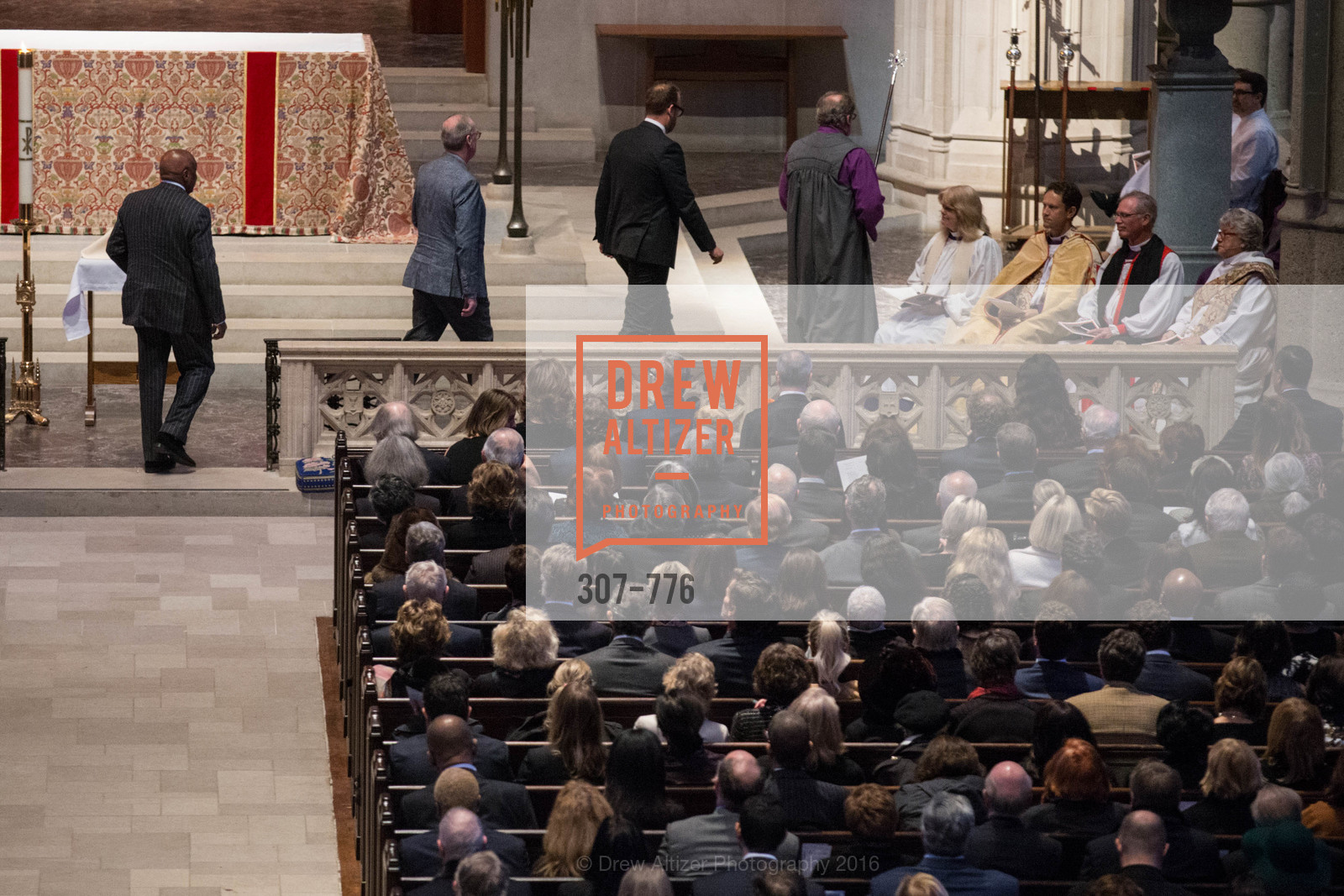 Funeral Service, Wilkes Bashford Funeral, Grace Cathedral. 1100 California St, January 29th, 2016, Photo #307-776 Funeral Service, Photo #307-776