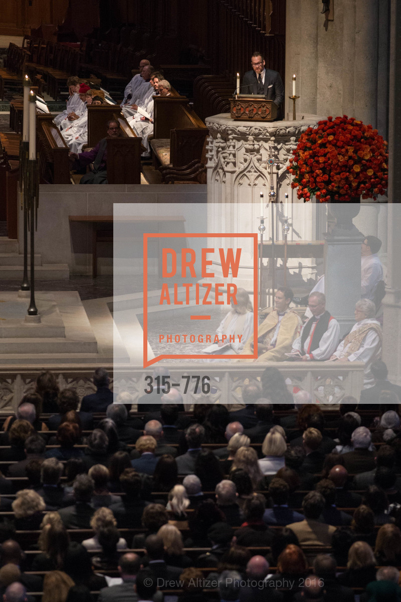 Funeral Service, Wilkes Bashford Funeral, Grace Cathedral. 1100 California St, January 29th, 2016,Drew Altizer, Drew Altizer Photography, full-service agency, private events, San Francisco photographer, photographer california