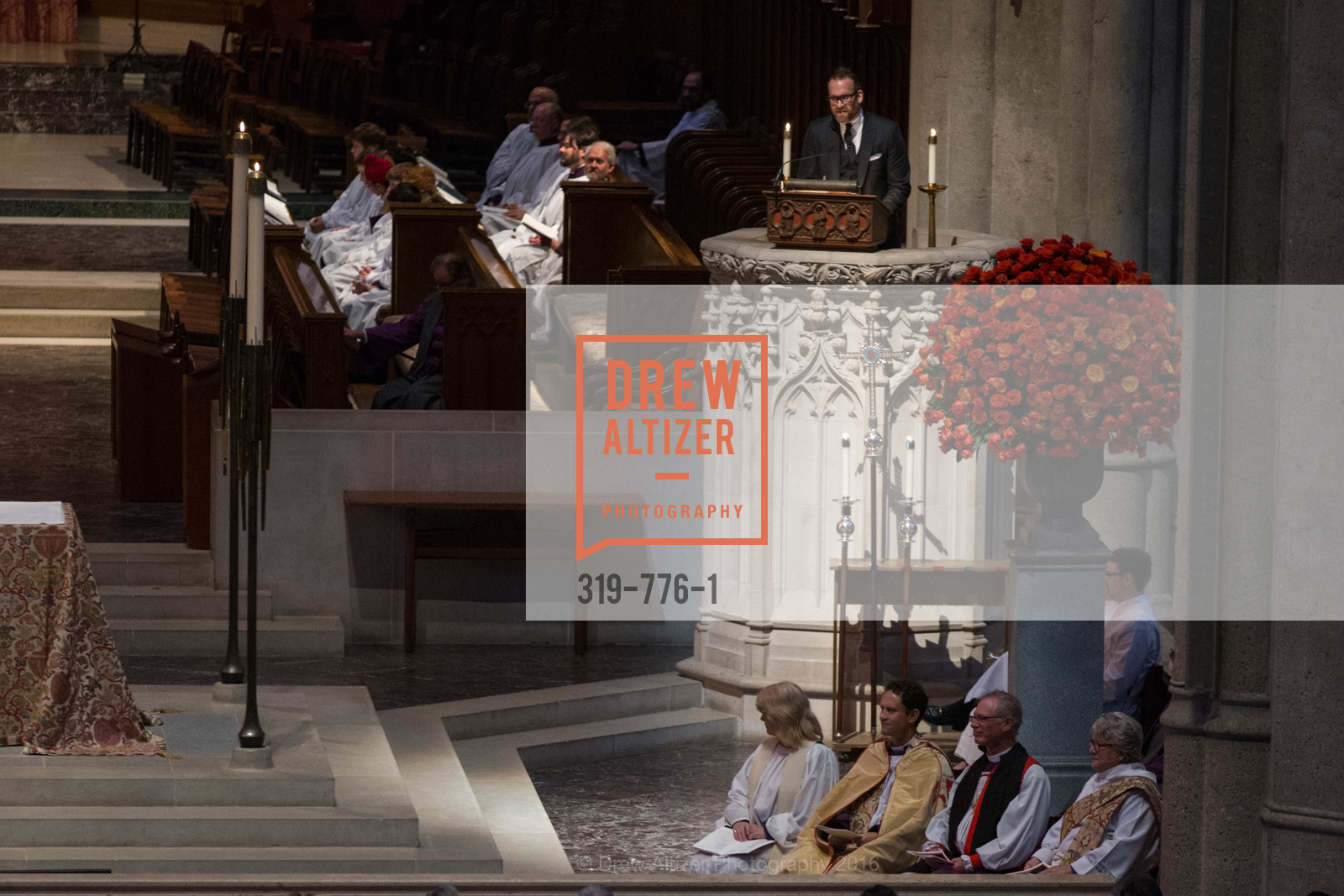 Funeral Service, Wilkes Bashford Funeral, Grace Cathedral. 1100 California St, January 29th, 2016, Photo #319-776-1 Funeral Service, Photo #319-776-1