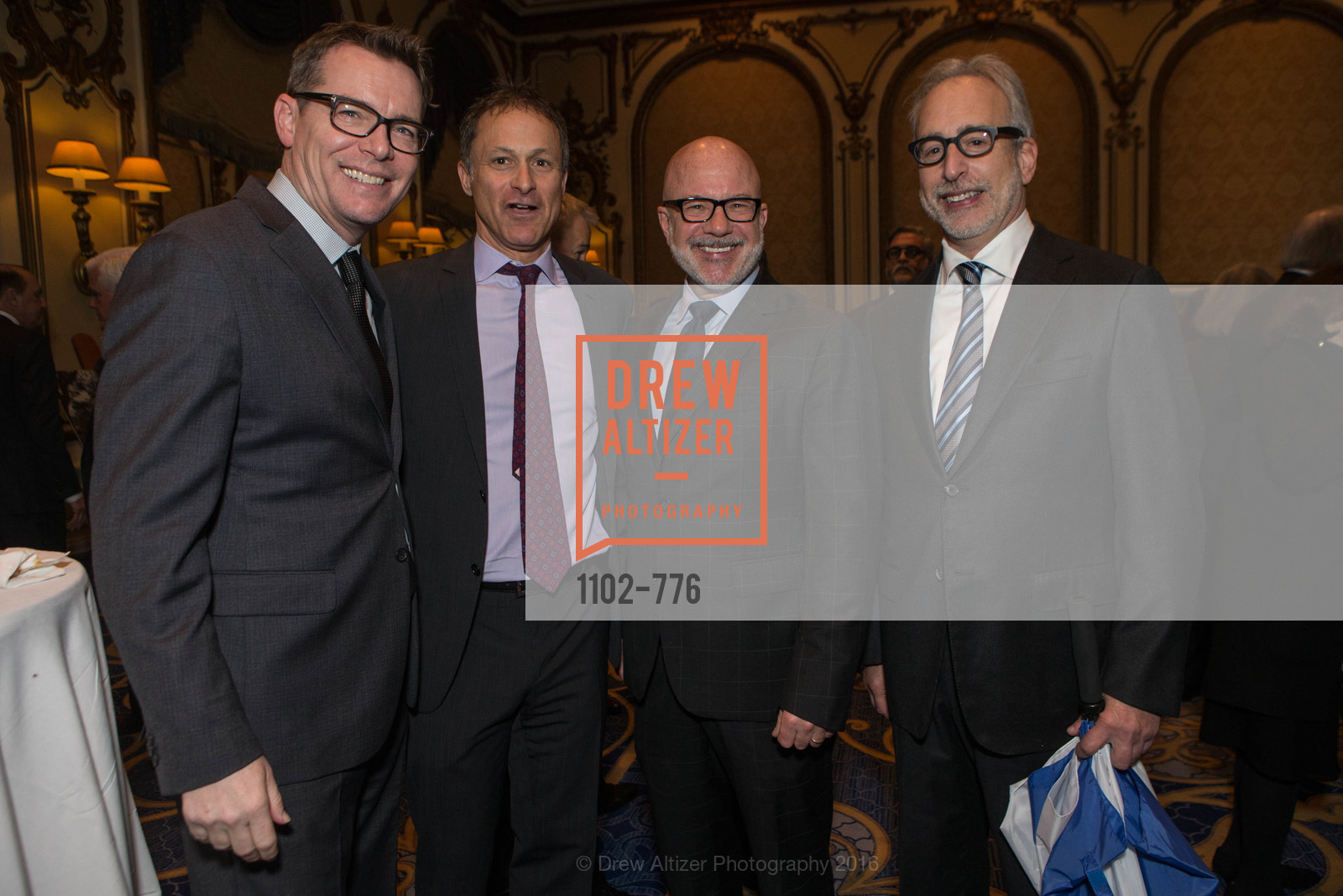 PJ Johnston, Chris Moscone, Steve Kawa, John Holtzman, Wilkes Bashford Funeral, Grace Cathedral. 1100 California St, January 29th, 2016, Photo #1102-776 PJ Johnston, Chris Moscone, Steve Kawa, John Holtzman, Photo #1102-776