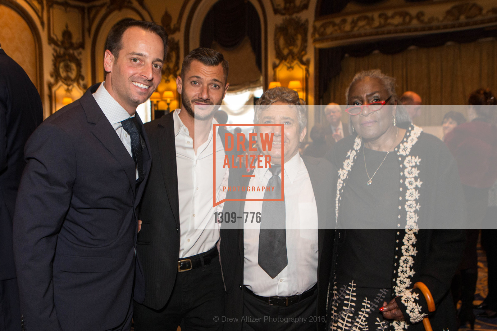 Joe Alioto, Sylvain Bitton, Robert Bitton, Sharon Kish, Wilkes Bashford Funeral, Grace Cathedral. 1100 California St, January 29th, 2016, Photo #1309-776 Joe Alioto, Sylvain Bitton, Robert Bitton, Sharon Kish, Photo #1309-776