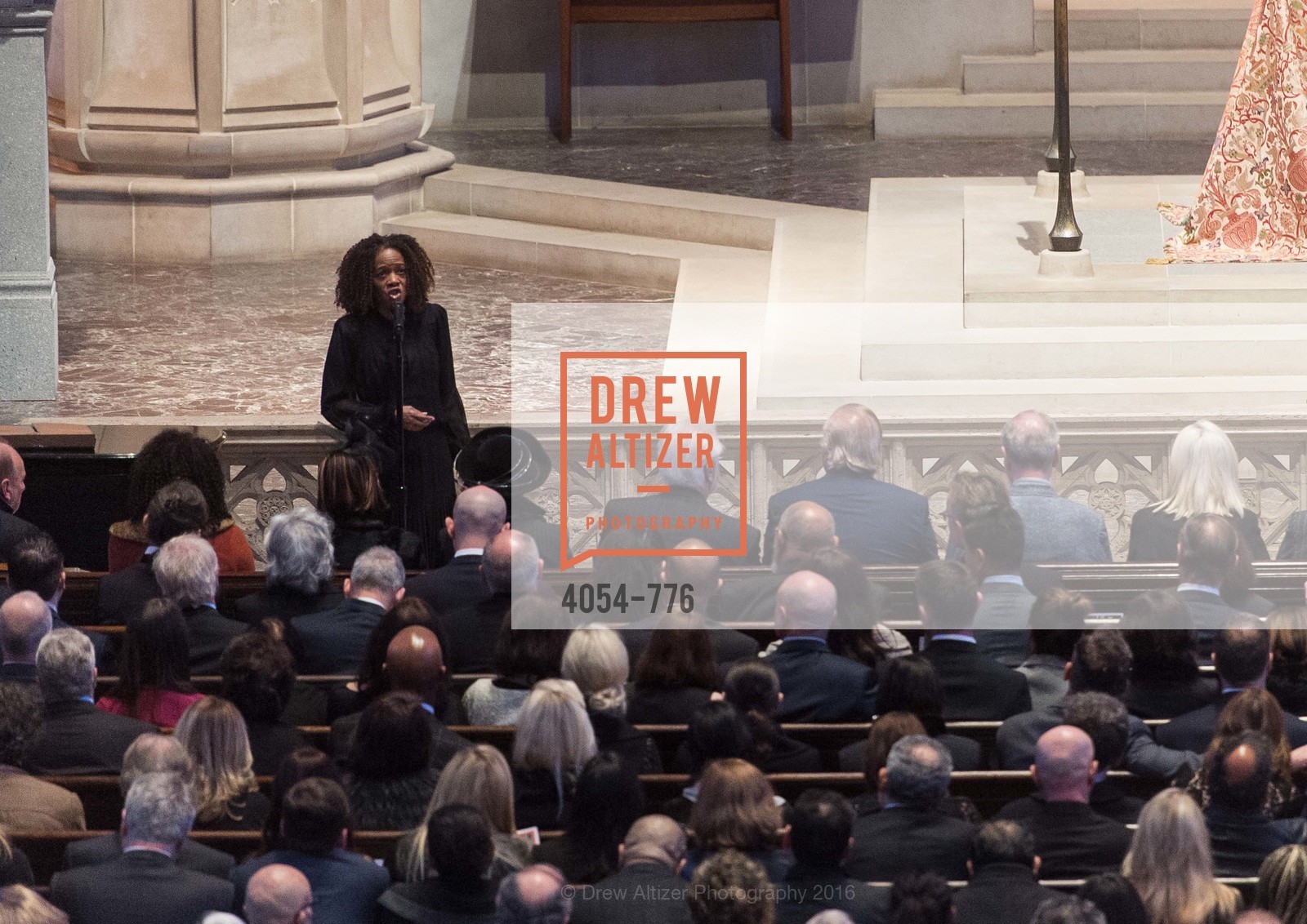 Paula West, Wilkes Bashford Funeral, Grace Cathedral. 1100 California St, January 29th, 2016, Photo #4054-776 Paula West, Photo #4054-776