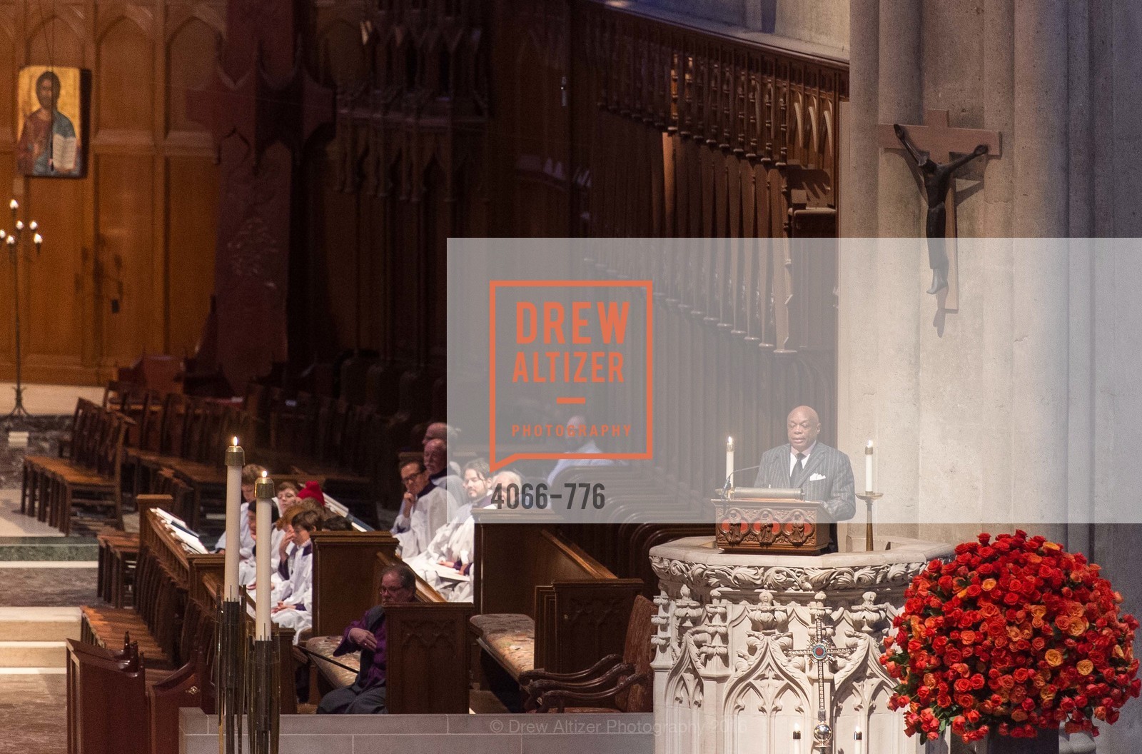 Willie Brown, Wilkes Bashford Funeral, Grace Cathedral. 1100 California St, January 29th, 2016, Photo #4066-776 Willie Brown, Photo #4066-776
