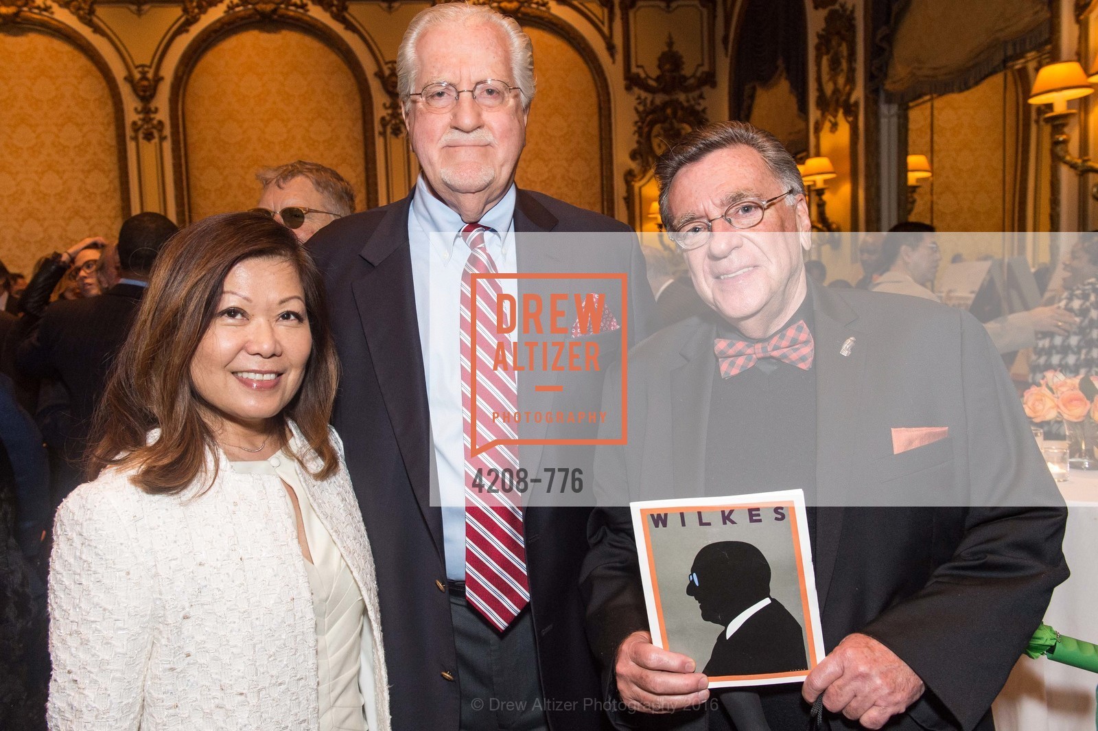 Nanci Nishimura, Joe Crotchett, Lee Houskeeper, Wilkes Bashford Funeral, Grace Cathedral. 1100 California St, January 29th, 2016, Photo #4208-776 Nanci Nishimura, Joe Crotchett, Lee Houskeeper, Photo #4208-776