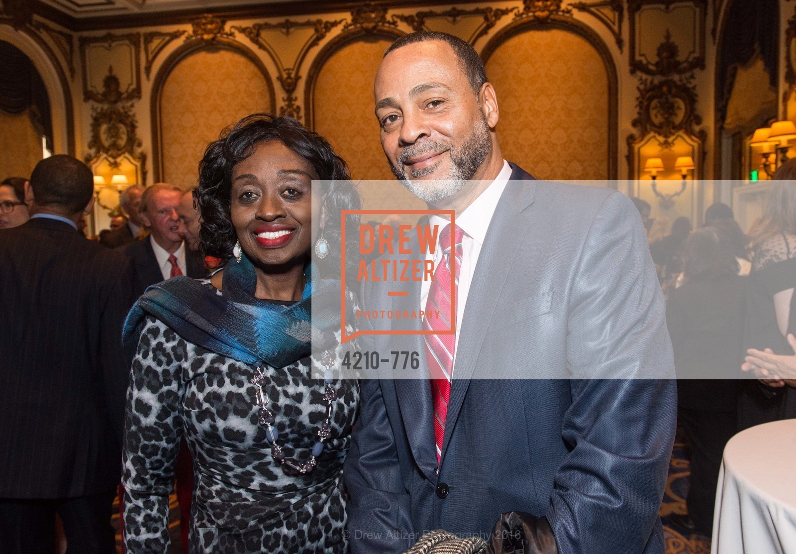 Linda Fadeke Richardson, Gerald Green, Wilkes Bashford Funeral, Grace Cathedral. 1100 California St, January 29th, 2016, Photo #4210-776 Linda Fadeke Richardson, Gerald Green, Photo #4210-776
