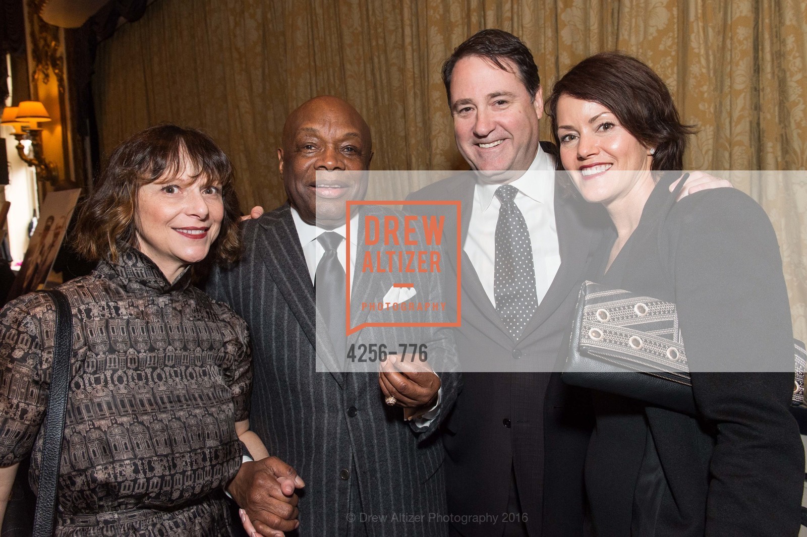 PJ Arthur, Willie Brown, Darius Anderson, Sarah Anderson, Wilkes Bashford Funeral, Grace Cathedral. 1100 California St, January 29th, 2016, Photo #4256-776 PJ Arthur, Willie Brown, Darius Anderson, Sarah Anderson, Photo #4256-776