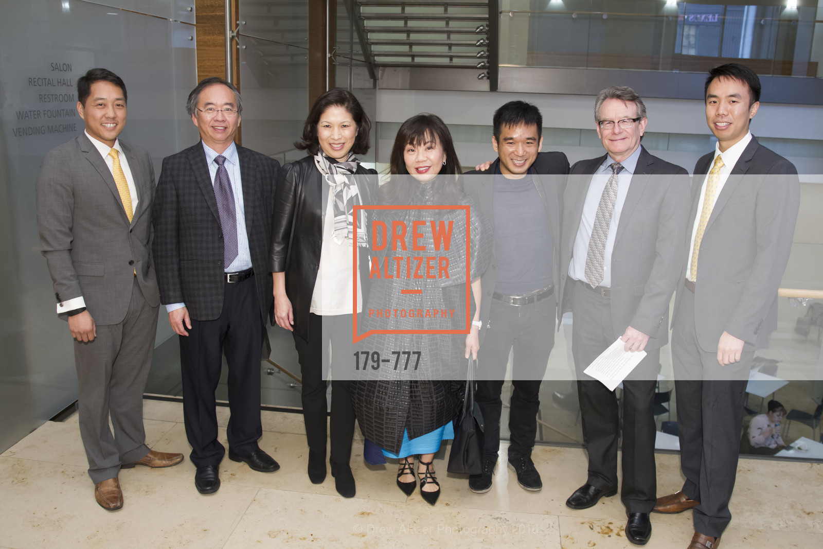 David Jing, Chi-Foon Chan, Doreen Lo, Rebecca-Sen Chan, Clark Fobes, Andrew Chan, The San Francisco Conservatory of Music Fanfare Luncheon, San Francisco Conservatory of Music. 50 Oak Street, January 29th, 2016,Drew Altizer, Drew Altizer Photography, full-service agency, private events, San Francisco photographer, photographer california