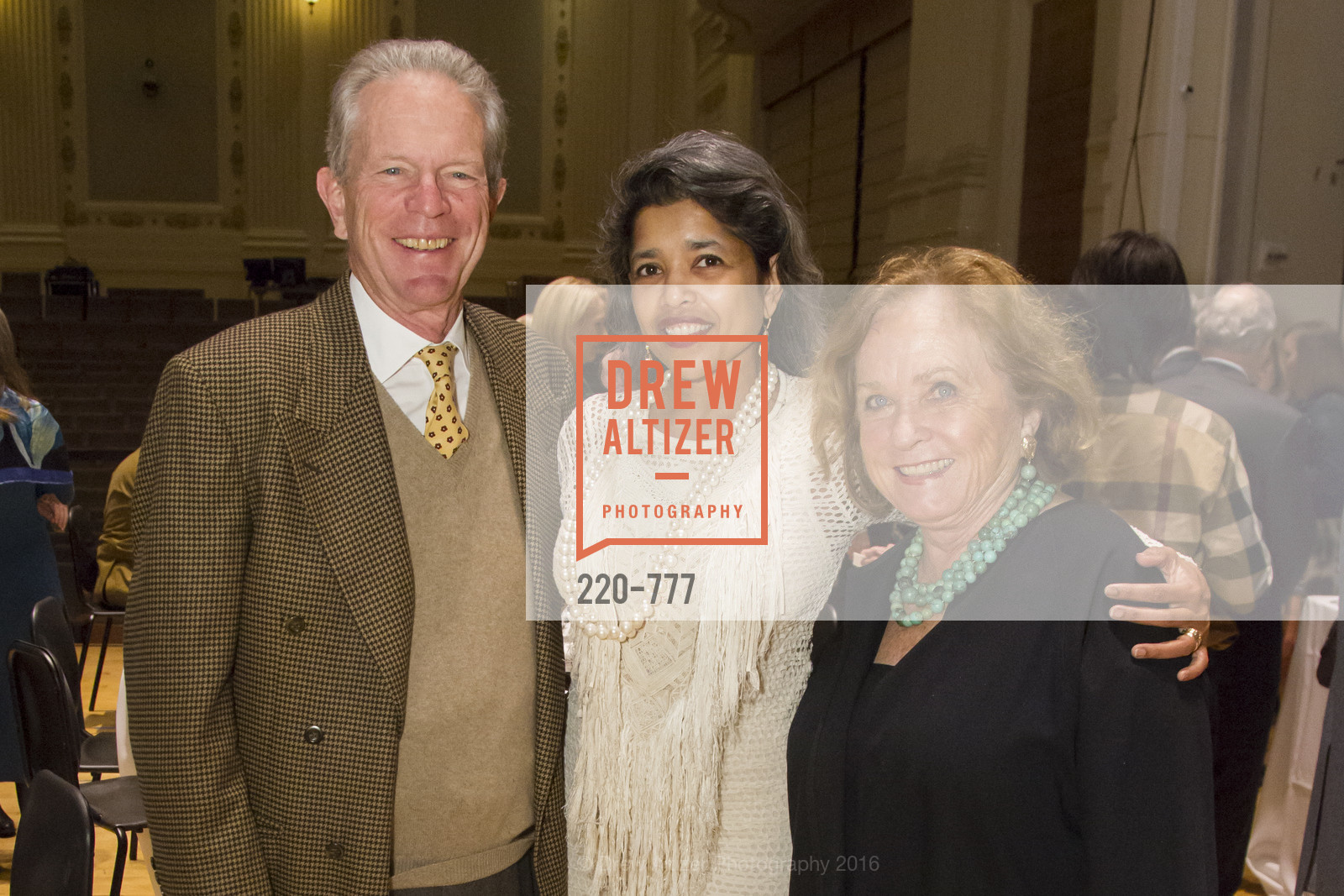 Michael Whitman, Deepa Pakianathan, Laura Morey, The San Francisco Conservatory of Music Fanfare Luncheon, San Francisco Conservatory of Music. 50 Oak Street, January 29th, 2016,Drew Altizer, Drew Altizer Photography, full-service agency, private events, San Francisco photographer, photographer california