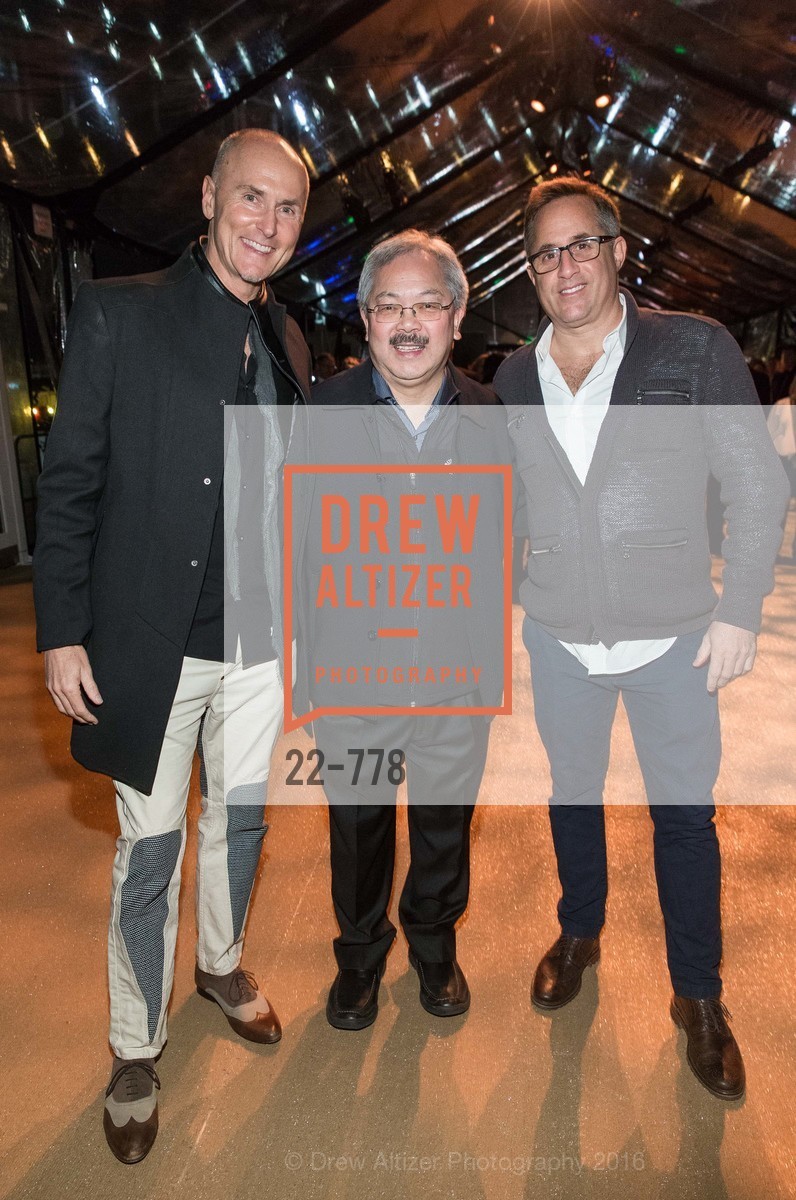 Chip Conley, Ed Lee, Oren Bronstein, The Bay Lights Grand Relighting Celebration, Epic Steakhouse. 369 The Embarcadero, January 29th, 2016,Drew Altizer, Drew Altizer Photography, full-service agency, private events, San Francisco photographer, photographer california
