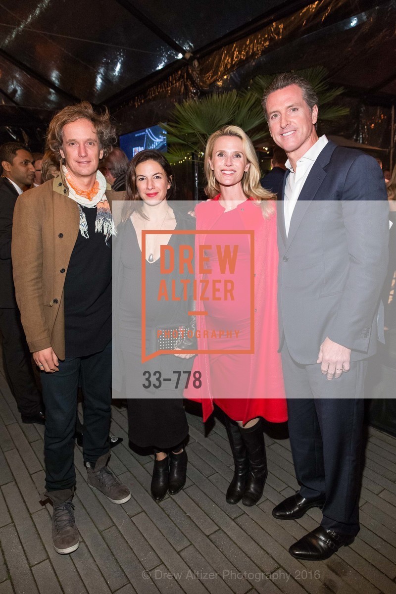 Yves Behar, Sabrina Buell, Jennifer Siebel Newsom, Gavin Newsom, The Bay Lights Grand Relighting Celebration, Epic Steakhouse. 369 The Embarcadero, January 29th, 2016,Drew Altizer, Drew Altizer Photography, full-service event agency, private events, San Francisco photographer, photographer California