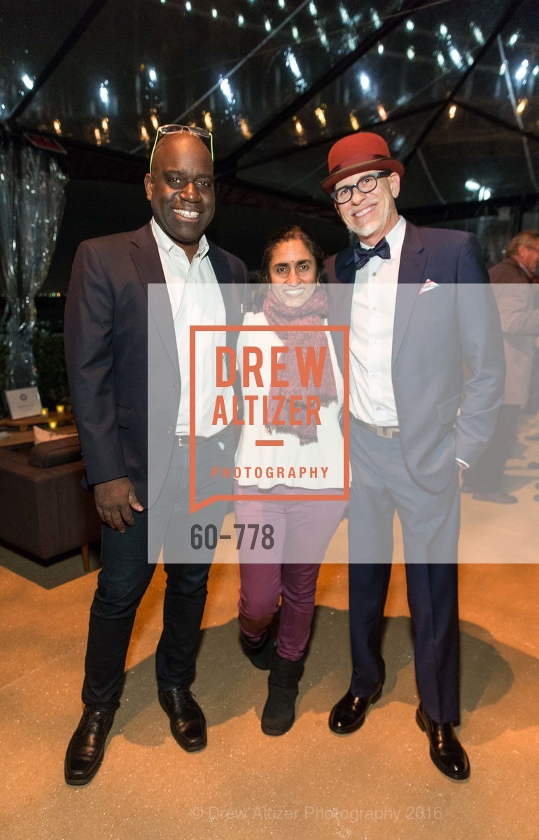 Felix Ejeckam, Lalita Vaidyanathan, Matthew Tudor-Jackson, The Bay Lights Grand Relighting Celebration, Epic Steakhouse. 369 The Embarcadero, January 29th, 2016,Drew Altizer, Drew Altizer Photography, full-service agency, private events, San Francisco photographer, photographer california