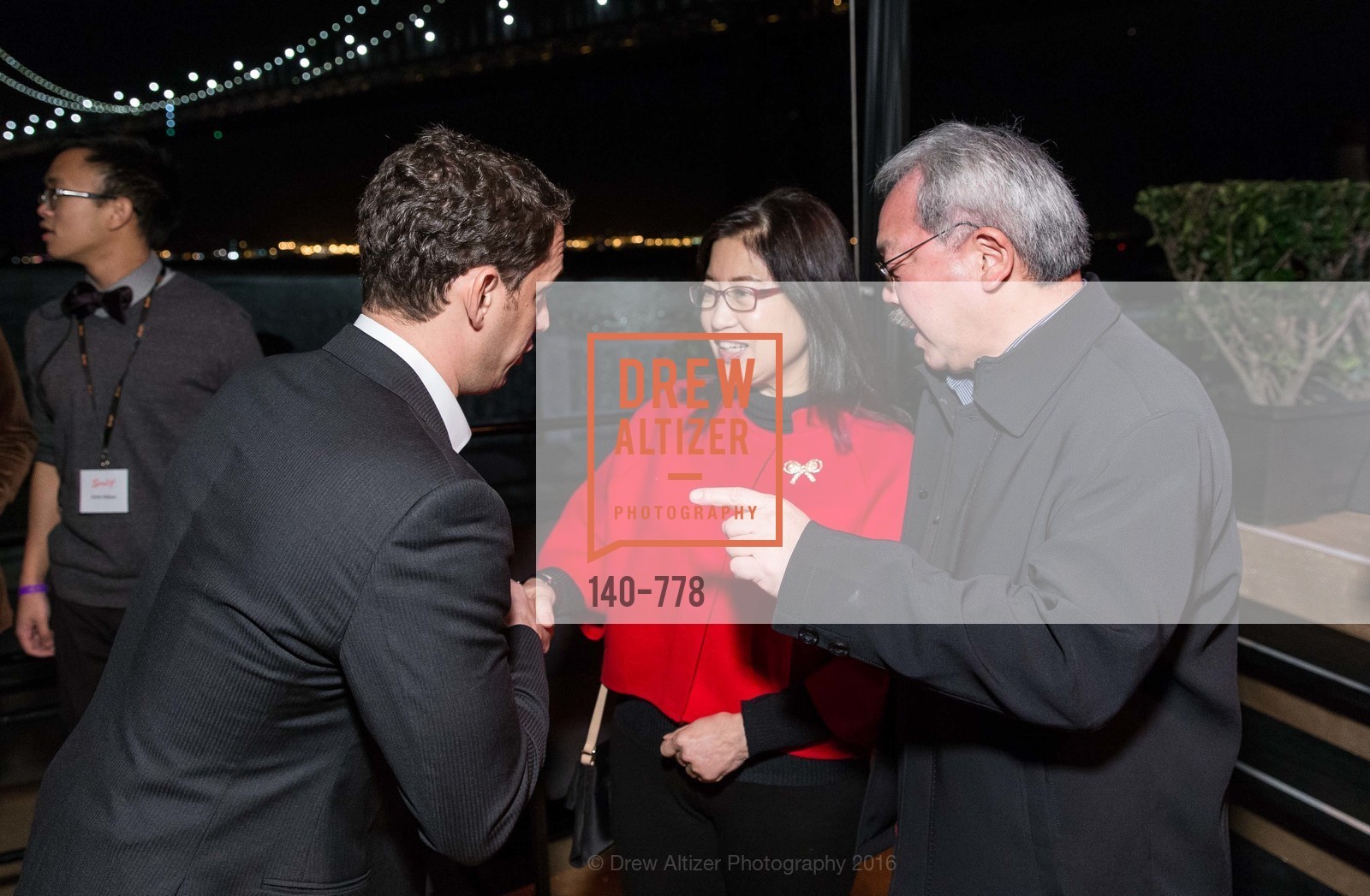 Daniel Lurie, Anita Lee, Ed Lee, The Bay Lights Grand Relighting Celebration, Epic Steakhouse. 369 The Embarcadero, January 29th, 2016