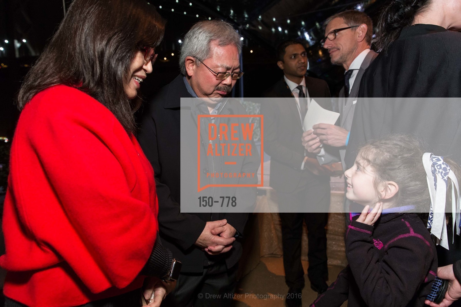 Anita Lee, Ed Lee, Bella Kaufman, The Bay Lights Grand Relighting Celebration, Epic Steakhouse. 369 The Embarcadero, January 29th, 2016,Drew Altizer, Drew Altizer Photography, full-service agency, private events, San Francisco photographer, photographer california