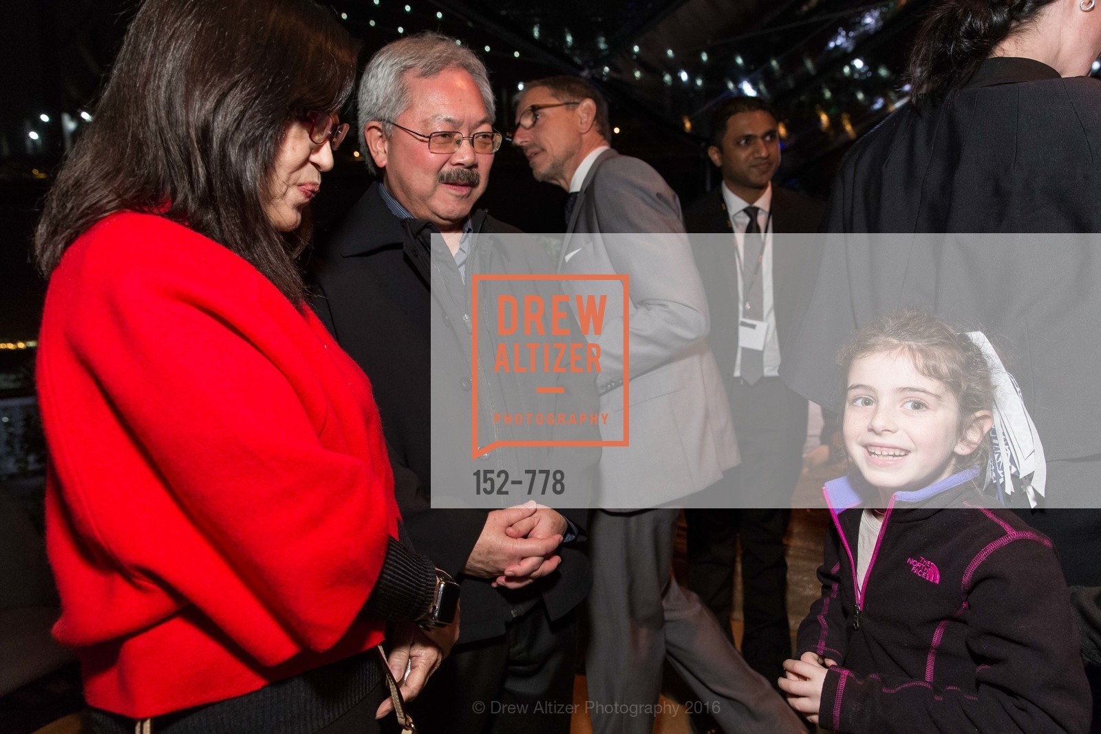 Anita Lee, Ed Lee, Bella Kaufman, The Bay Lights Grand Relighting Celebration, Epic Steakhouse. 369 The Embarcadero, January 29th, 2016,Drew Altizer, Drew Altizer Photography, full-service agency, private events, San Francisco photographer, photographer california