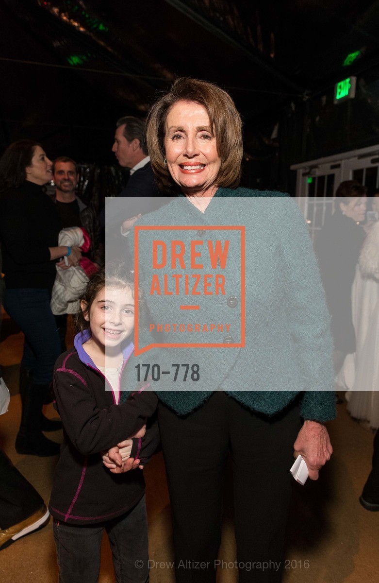 Bella Kaufman, Nancy Pelosi, The Bay Lights Grand Relighting Celebration, Epic Steakhouse. 369 The Embarcadero, January 29th, 2016,Drew Altizer, Drew Altizer Photography, full-service agency, private events, San Francisco photographer, photographer california