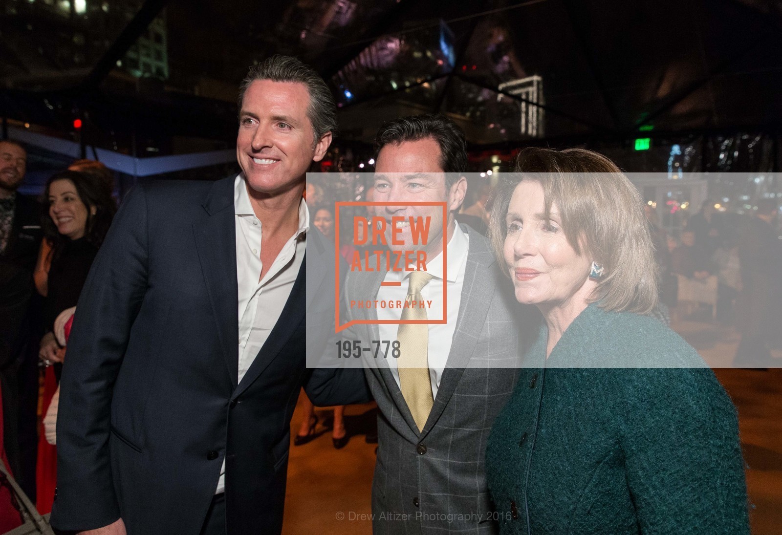 Gavin Newsom, Keith Bruce, Nancy Pelosi, The Bay Lights Grand Relighting Celebration, Epic Steakhouse. 369 The Embarcadero, January 29th, 2016,Drew Altizer, Drew Altizer Photography, full-service agency, private events, San Francisco photographer, photographer california
