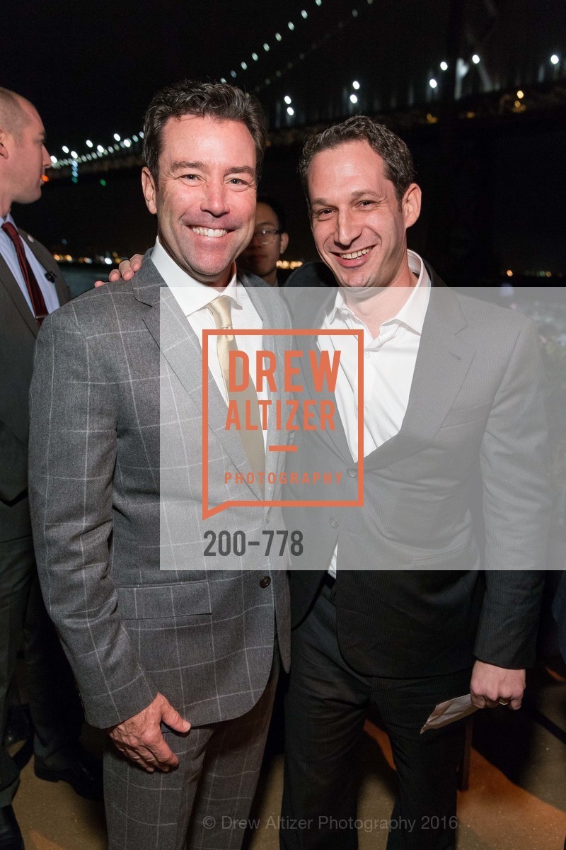 Keith Bruce, Daniel Lurie, The Bay Lights Grand Relighting Celebration, Epic Steakhouse. 369 The Embarcadero, January 29th, 2016,Drew Altizer, Drew Altizer Photography, full-service event agency, private events, San Francisco photographer, photographer California
