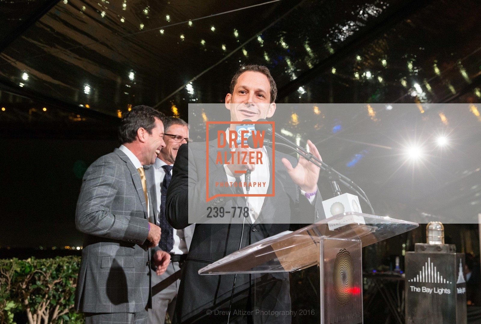 Keith Bruce, Daniel Lurie, The Bay Lights Grand Relighting Celebration, Epic Steakhouse. 369 The Embarcadero, January 29th, 2016,Drew Altizer, Drew Altizer Photography, full-service agency, private events, San Francisco photographer, photographer california