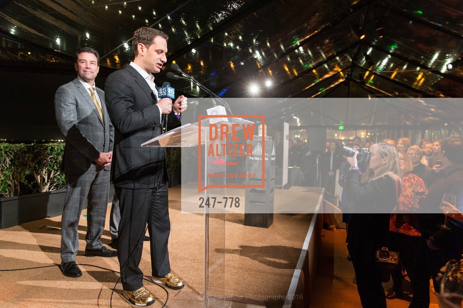 Keith Bruce, Daniel Lurie, The Bay Lights Grand Relighting Celebration, Epic Steakhouse. 369 The Embarcadero, January 29th, 2016,Drew Altizer, Drew Altizer Photography, full-service agency, private events, San Francisco photographer, photographer california