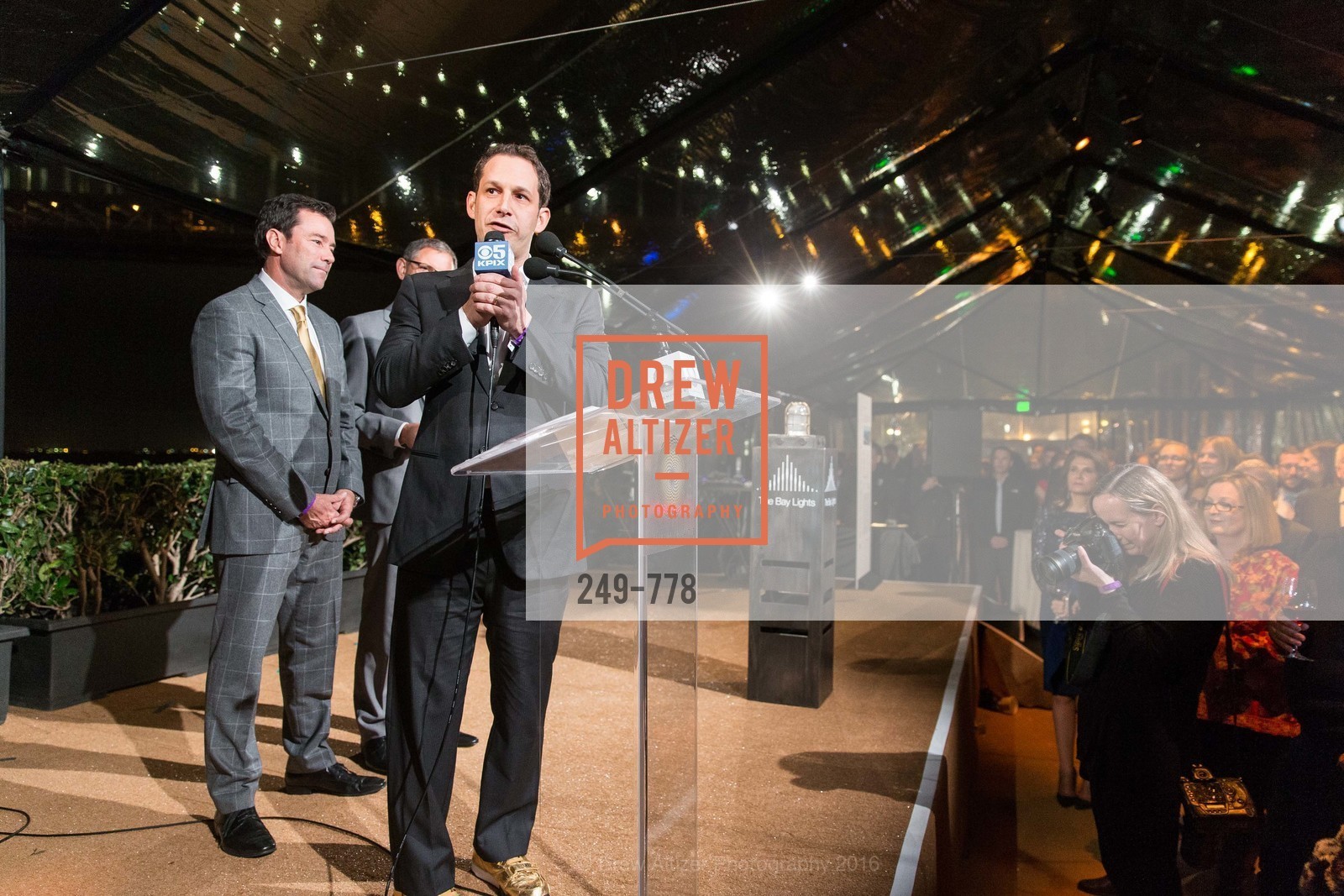 Keith Bruce, Daniel Lurie, The Bay Lights Grand Relighting Celebration, Epic Steakhouse. 369 The Embarcadero, January 29th, 2016,Drew Altizer, Drew Altizer Photography, full-service event agency, private events, San Francisco photographer, photographer California