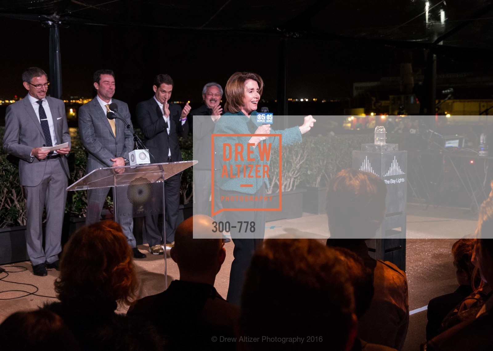 Nancy Pelosi, The Bay Lights Grand Relighting Celebration, Epic Steakhouse. 369 The Embarcadero, January 29th, 2016,Drew Altizer, Drew Altizer Photography, full-service event agency, private events, San Francisco photographer, photographer California