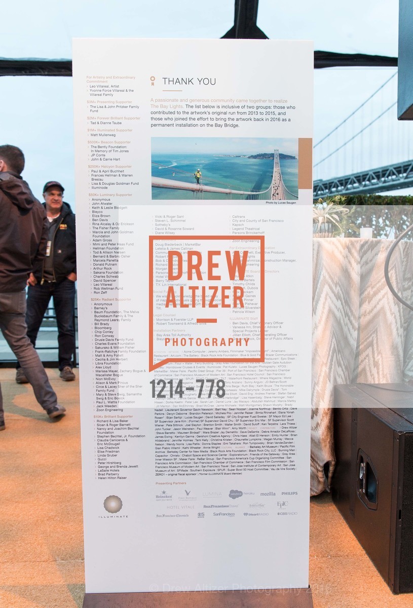 Atmosphere, The Bay Lights Grand Relighting Celebration, January 29th, 2016, Photo,Drew Altizer, Drew Altizer Photography, full-service agency, private events, San Francisco photographer, photographer california