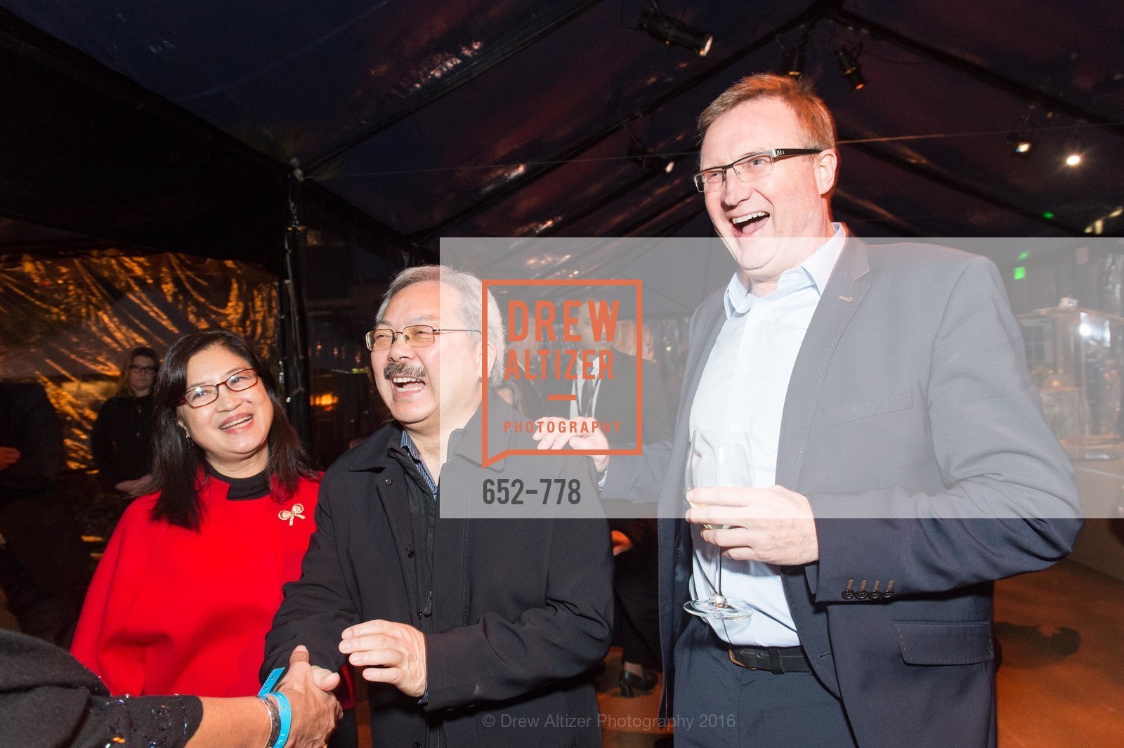 Anita Lee, Ed Lee, Tim Clark, The Bay Lights Grand Relighting Celebration, Epic Steakhouse. 369 The Embarcadero, January 29th, 2016,Drew Altizer, Drew Altizer Photography, full-service event agency, private events, San Francisco photographer, photographer California