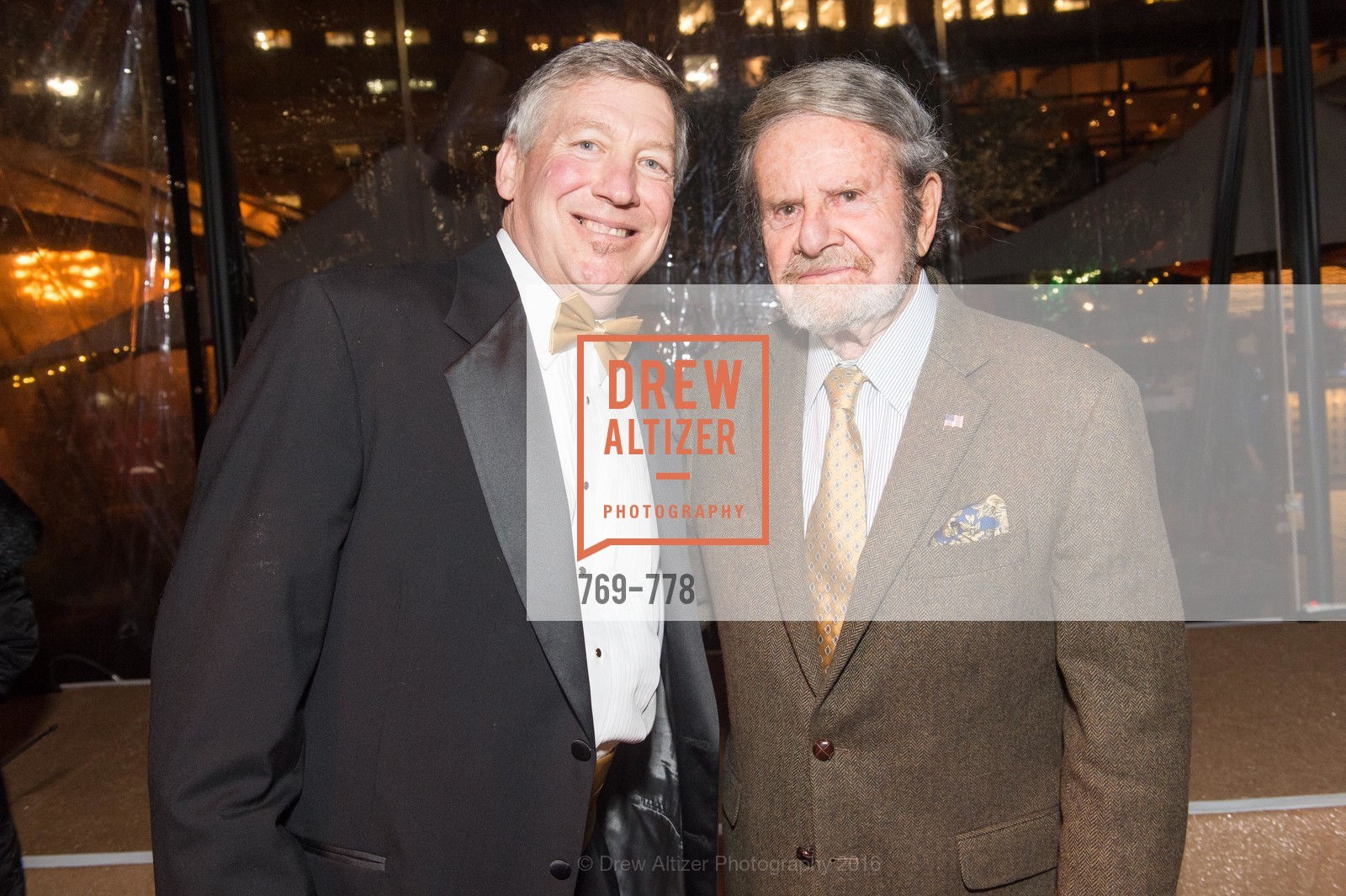 Pete Sittnick, Tad Taube, The Bay Lights Grand Relighting Celebration, Epic Steakhouse. 369 The Embarcadero, January 29th, 2016,Drew Altizer, Drew Altizer Photography, full-service agency, private events, San Francisco photographer, photographer california