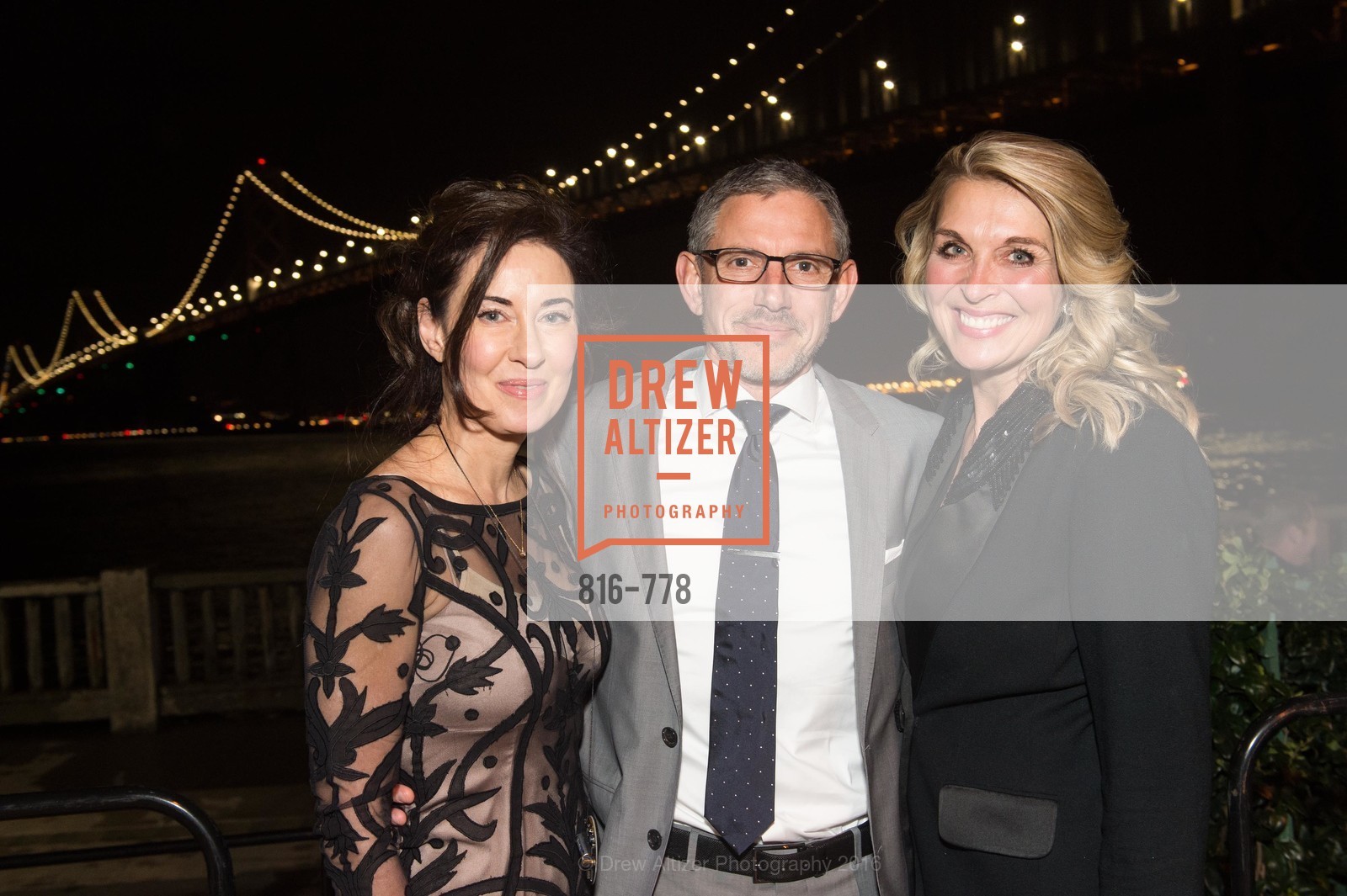 Vanessa Inn, Ben Davis, Juliette Goodrich, The Bay Lights Grand Relighting Celebration, Epic Steakhouse. 369 The Embarcadero, January 29th, 2016,Drew Altizer, Drew Altizer Photography, full-service agency, private events, San Francisco photographer, photographer california
