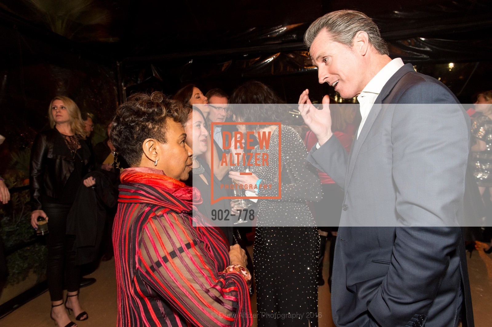 Barbara Lee, Gavin Newsom, The Bay Lights Grand Relighting Celebration, Epic Steakhouse. 369 The Embarcadero, January 29th, 2016