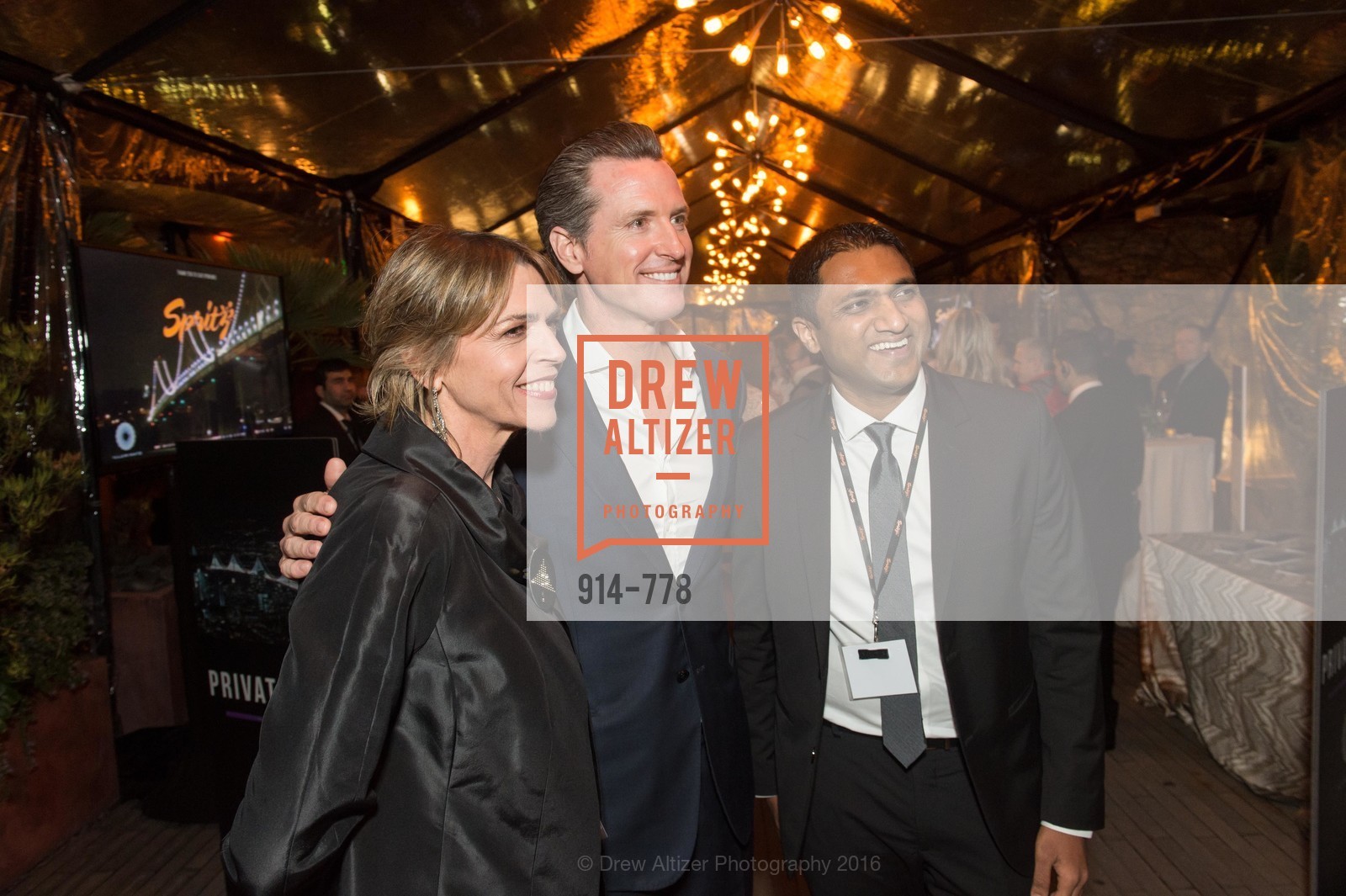Beth Schnitzer, Gavin Newsom, Raghu Shivaram, The Bay Lights Grand Relighting Celebration, Epic Steakhouse. 369 The Embarcadero, January 29th, 2016,Drew Altizer, Drew Altizer Photography, full-service agency, private events, San Francisco photographer, photographer california