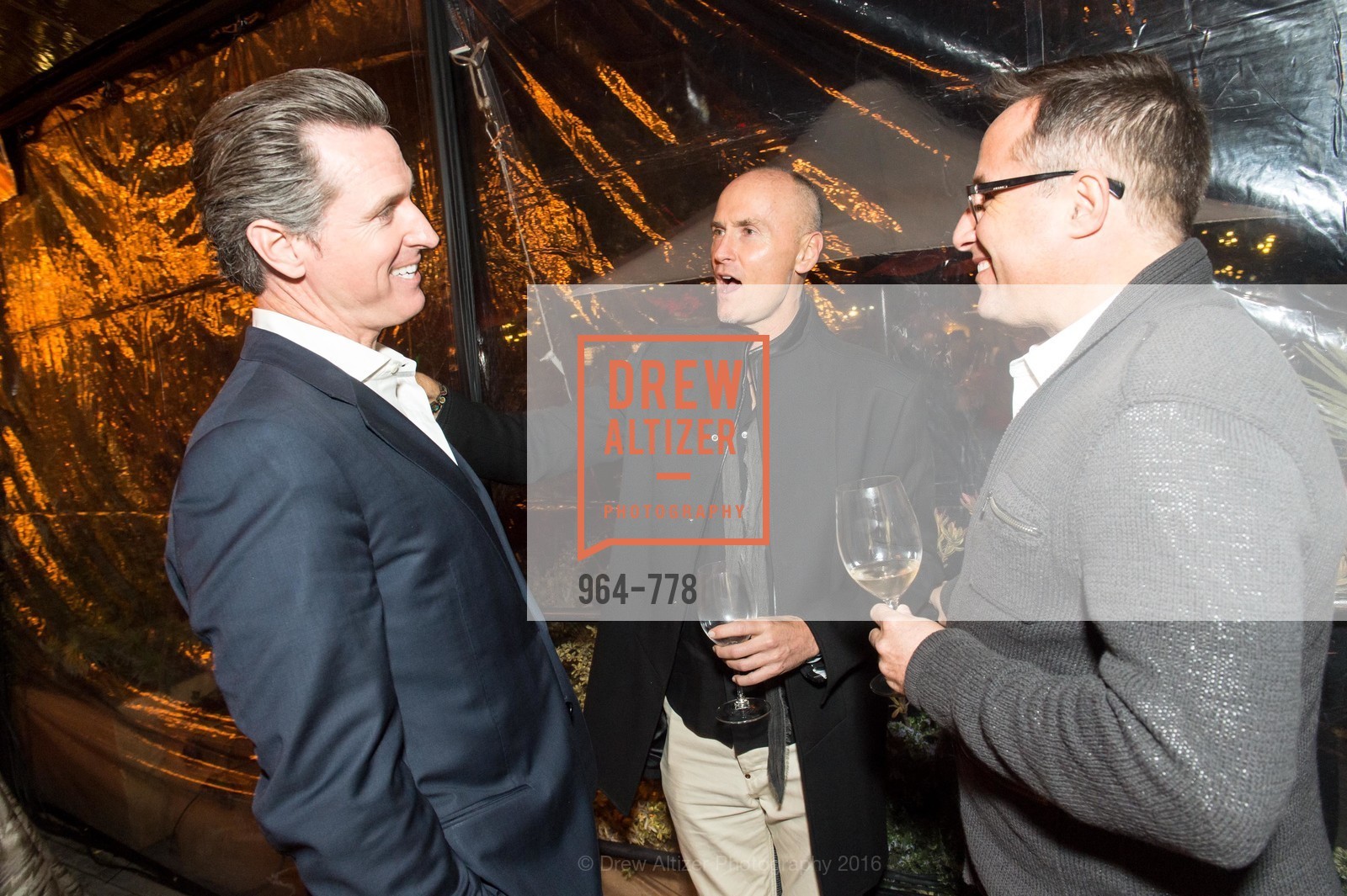 Gavin Newsom, Chip Conley, Oren Bronstein, The Bay Lights Grand Relighting Celebration, Epic Steakhouse. 369 The Embarcadero, January 29th, 2016,Drew Altizer, Drew Altizer Photography, full-service agency, private events, San Francisco photographer, photographer california