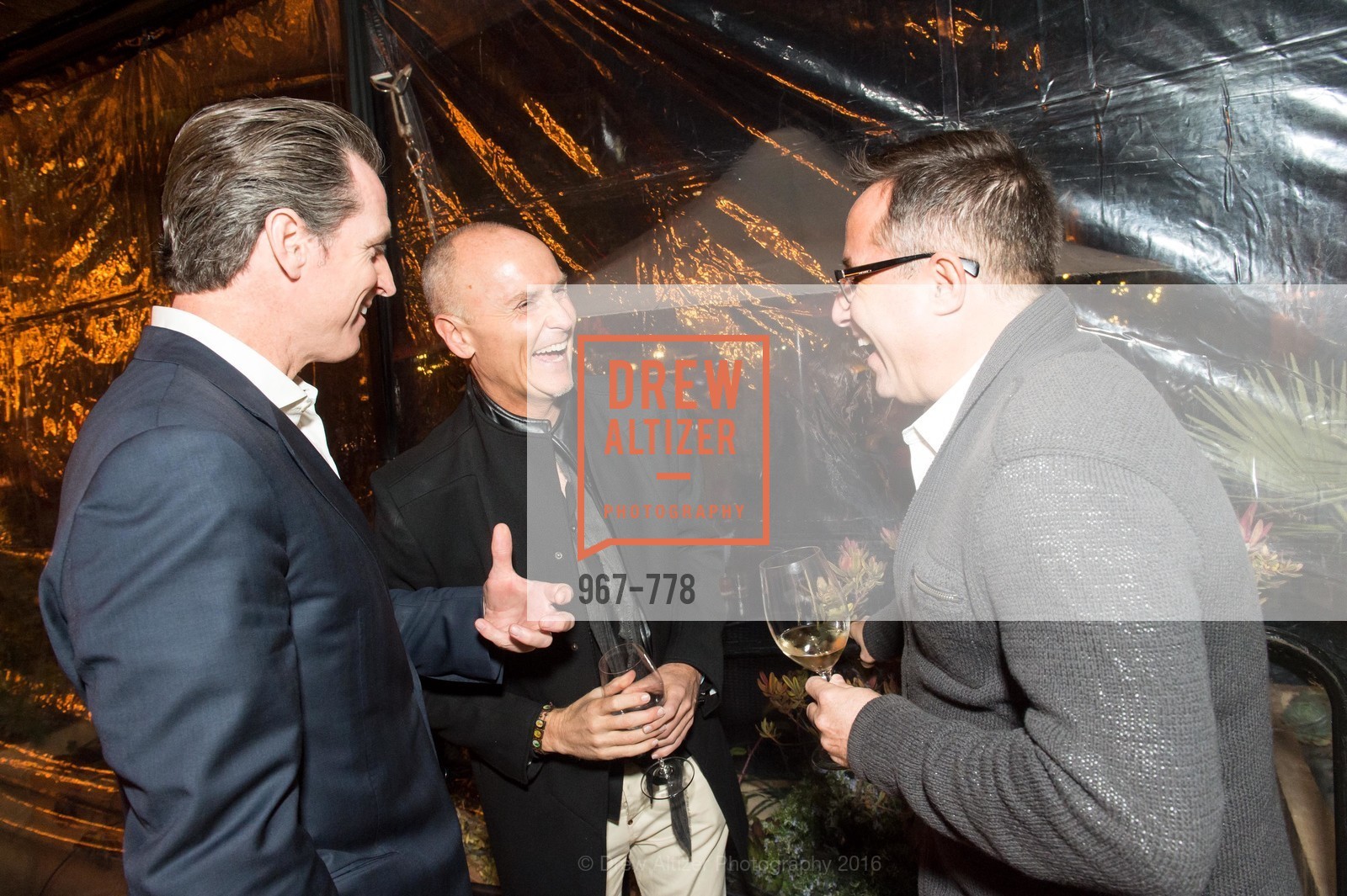 Gavin Newsom, Chip Conley, Oren Bronstein, The Bay Lights Grand Relighting Celebration, Epic Steakhouse. 369 The Embarcadero, January 29th, 2016,Drew Altizer, Drew Altizer Photography, full-service agency, private events, San Francisco photographer, photographer california