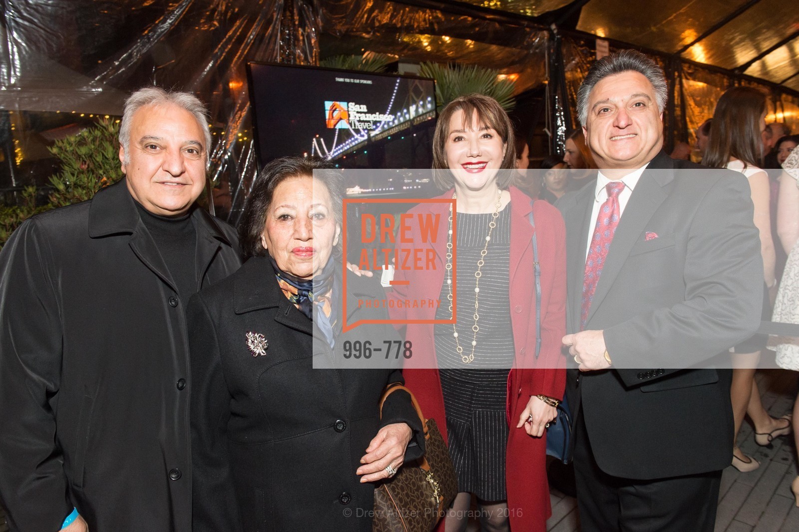Bijan Sartidi, Mahin Sartidi, Sean Nozzari, The Bay Lights Grand Relighting Celebration, Epic Steakhouse. 369 The Embarcadero, January 29th, 2016,Drew Altizer, Drew Altizer Photography, full-service agency, private events, San Francisco photographer, photographer california