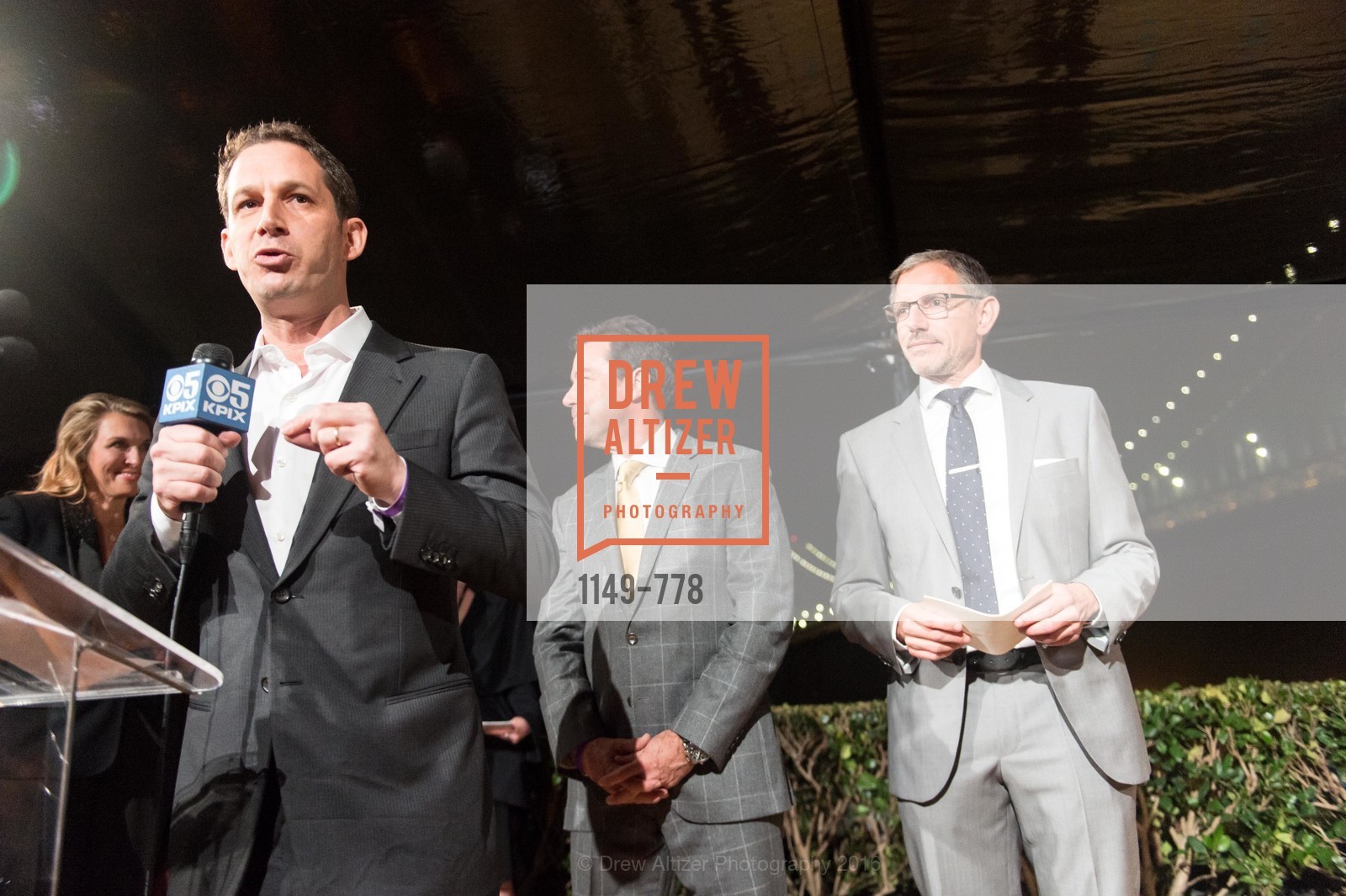 Daniel Lurie, Keith Bruce, Ben Davis, The Bay Lights Grand Relighting Celebration, Epic Steakhouse. 369 The Embarcadero, January 29th, 2016,Drew Altizer, Drew Altizer Photography, full-service agency, private events, San Francisco photographer, photographer california