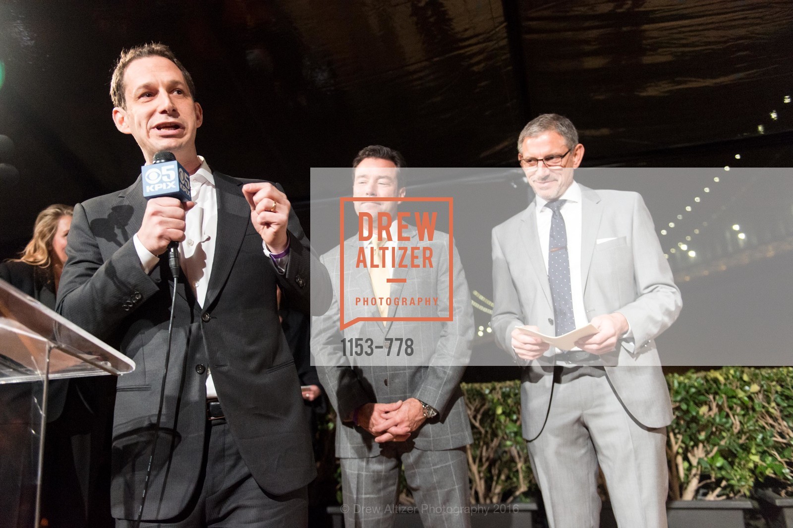 Daniel Lurie, Keith Bruce, Ben Davis, The Bay Lights Grand Relighting Celebration, Epic Steakhouse. 369 The Embarcadero, January 29th, 2016