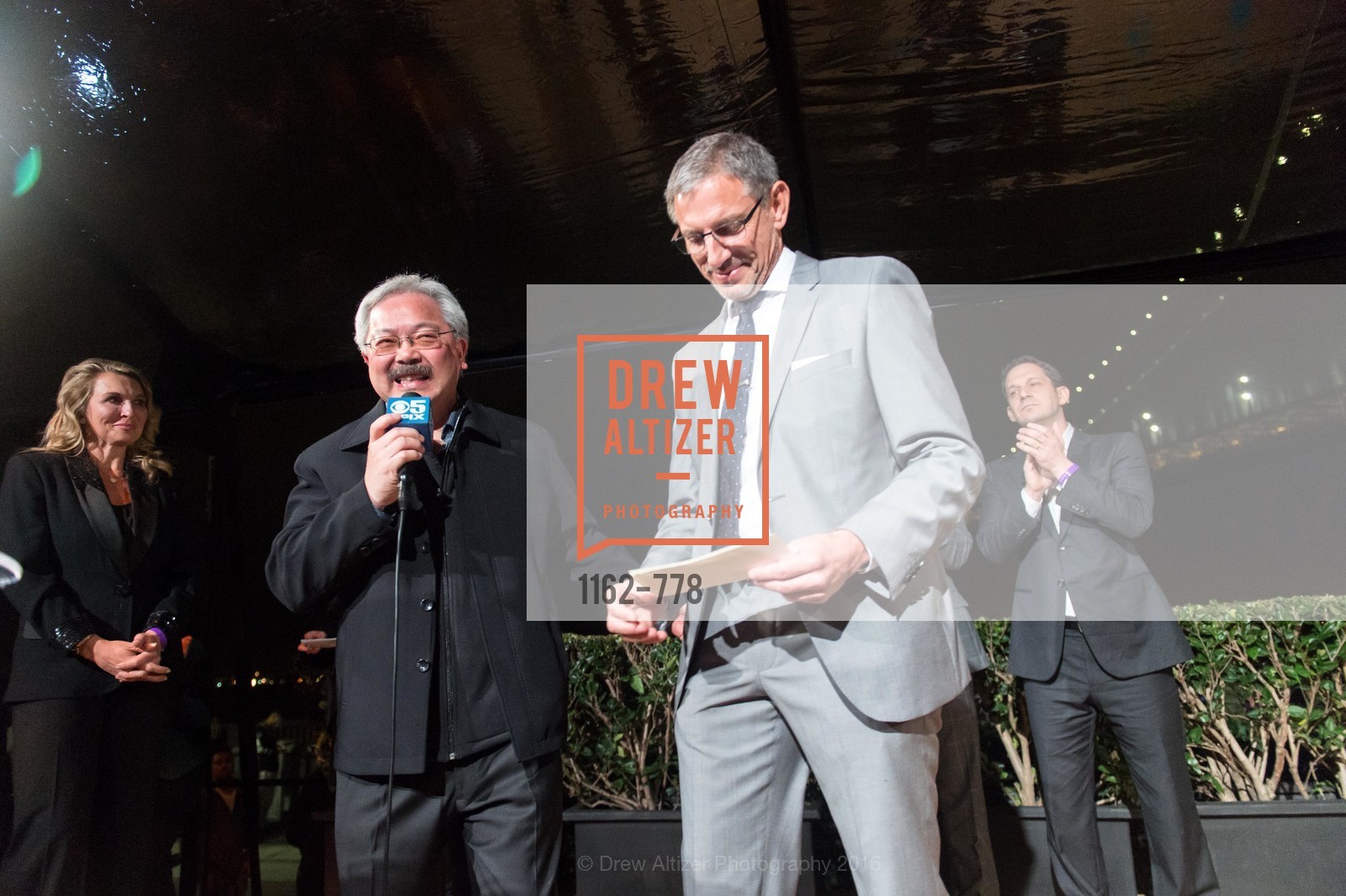 Ed Lee, Ben Davis, The Bay Lights Grand Relighting Celebration, Epic Steakhouse. 369 The Embarcadero, January 29th, 2016,Drew Altizer, Drew Altizer Photography, full-service agency, private events, San Francisco photographer, photographer california