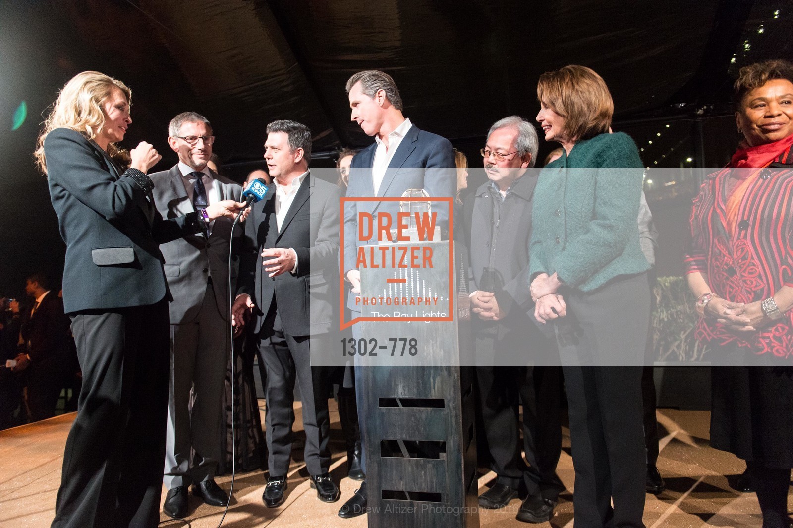Juliette Goodrich, Ben Davis, Leo Villareal, Gavin Newsom, Ed Lee, Nancy Pelosi, Barbara Lee, The Bay Lights Grand Relighting Celebration, Epic Steakhouse. 369 The Embarcadero, January 29th, 2016,Drew Altizer, Drew Altizer Photography, full-service event agency, private events, San Francisco photographer, photographer California