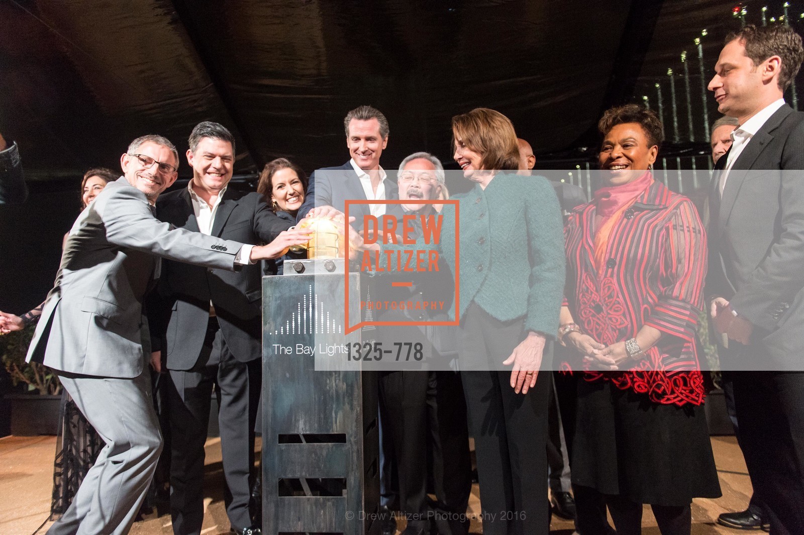 Ben Davis, Leo Villareal, Libby Schaaf, Gavin Newson, Ed Lee, Nancy Pelosi, Barbara Lee, Daniel Lurie, The Bay Lights Grand Relighting Celebration, Epic Steakhouse. 369 The Embarcadero, January 29th, 2016,Drew Altizer, Drew Altizer Photography, full-service agency, private events, San Francisco photographer, photographer california